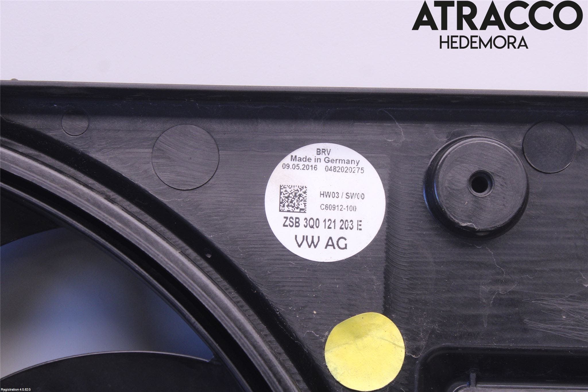 Volkswagen VW TIGUAN 16-24 Kylfläkt El