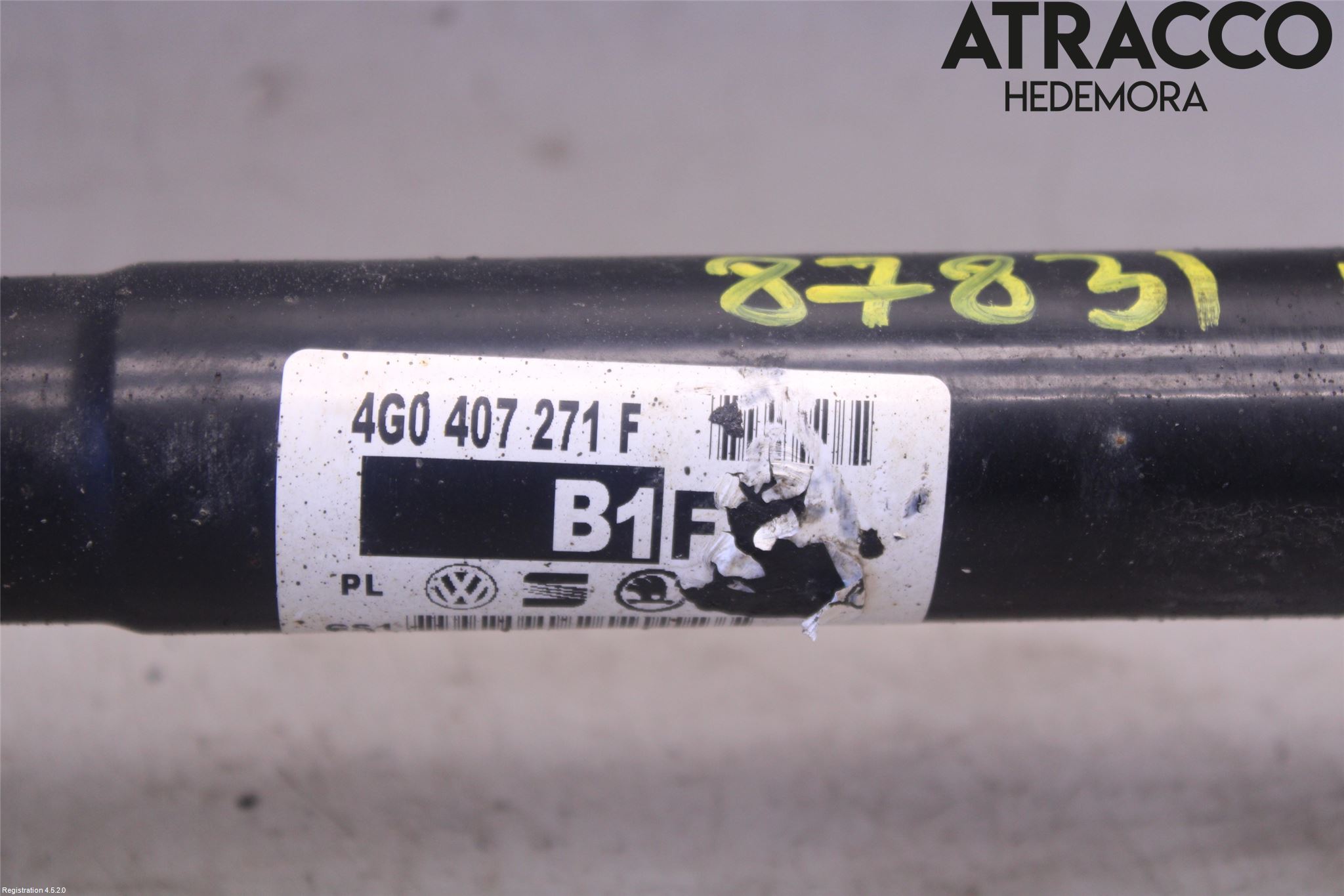 Audi Q5 09-16 Drivaxel Fram Höger