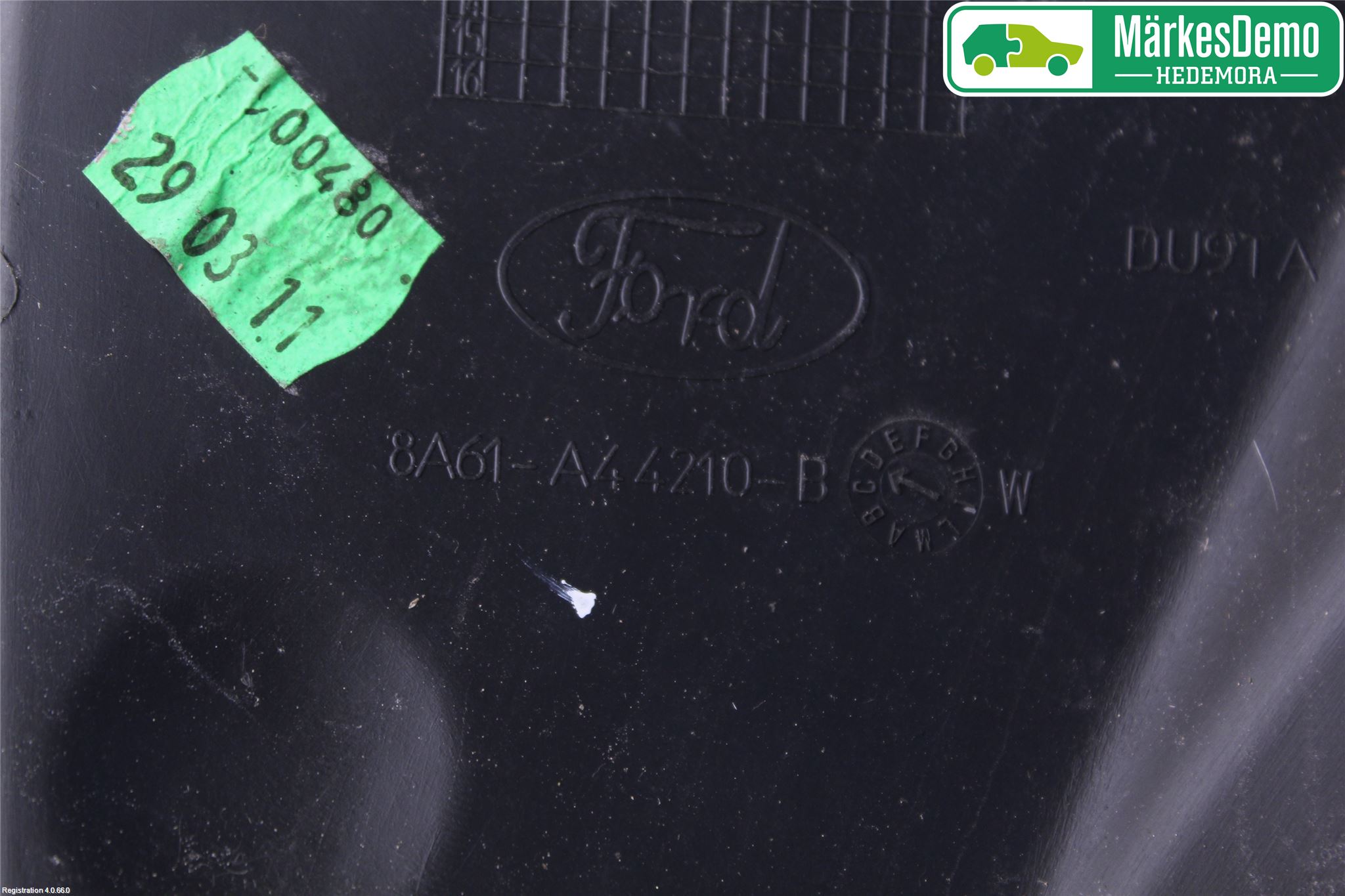 Ford FIESTA 09-12 Spoiler Baklucka