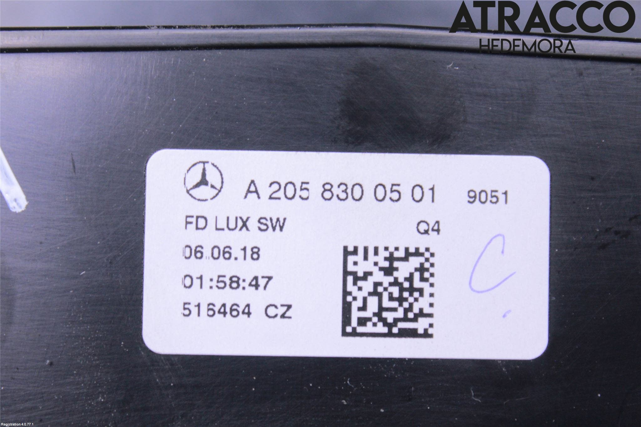 Mercedes-Benz MB C-KLASS (W205) 14-21 Defrosterkanal-Munstycke