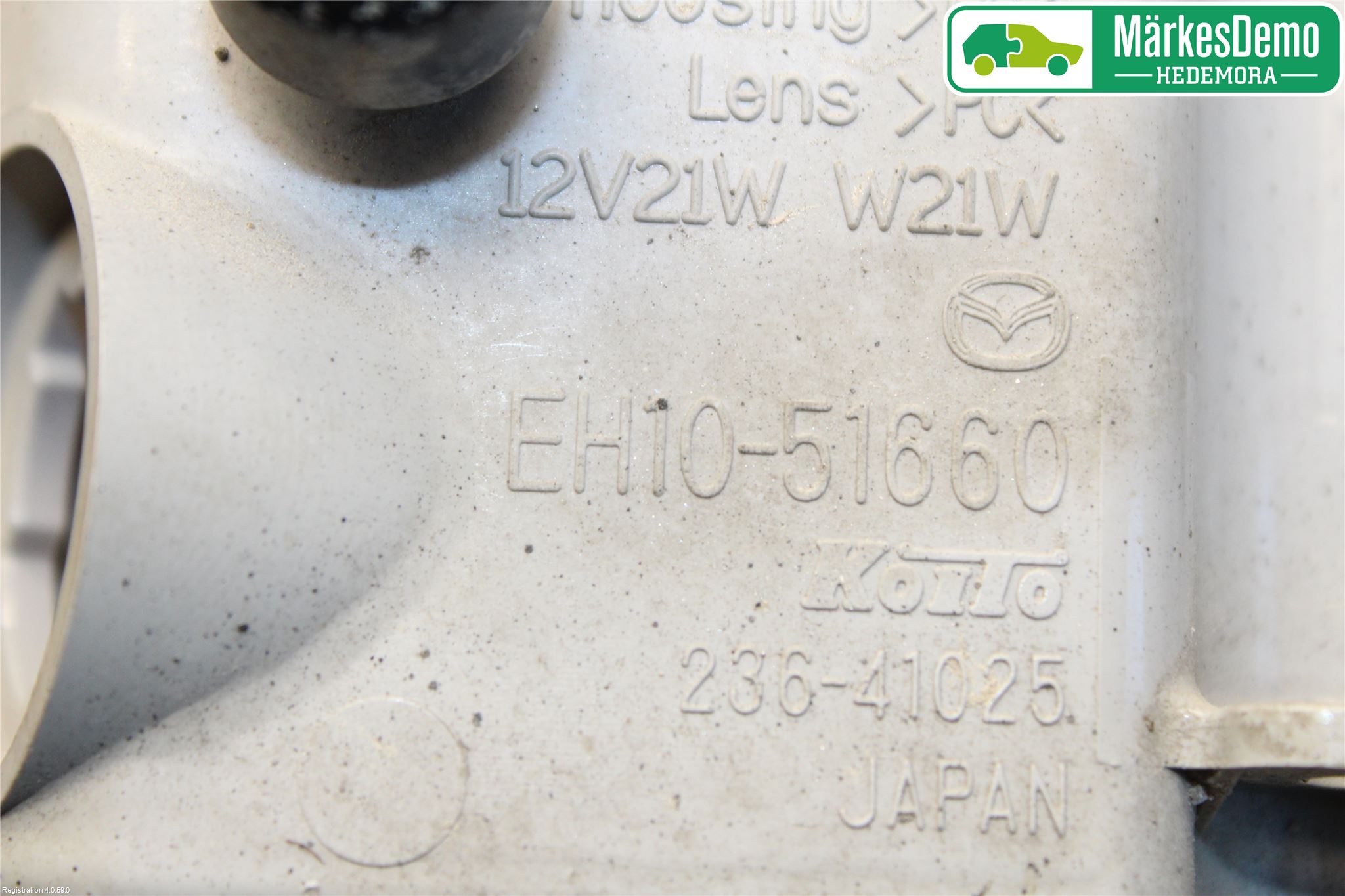 Mazda CX-7 Dimljus/Reflex Bak