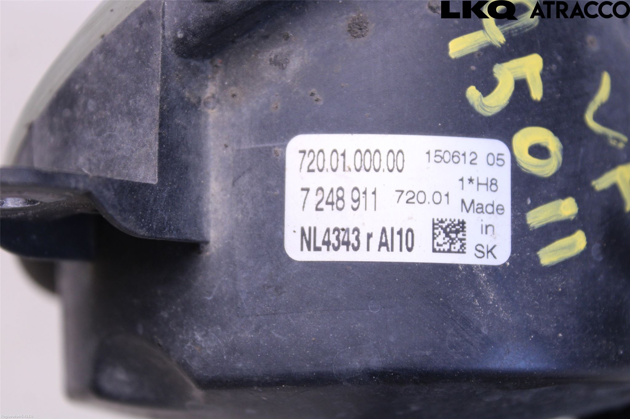 BMW 1 F20/F21 11-19 Dimljus-Varselljus Fram