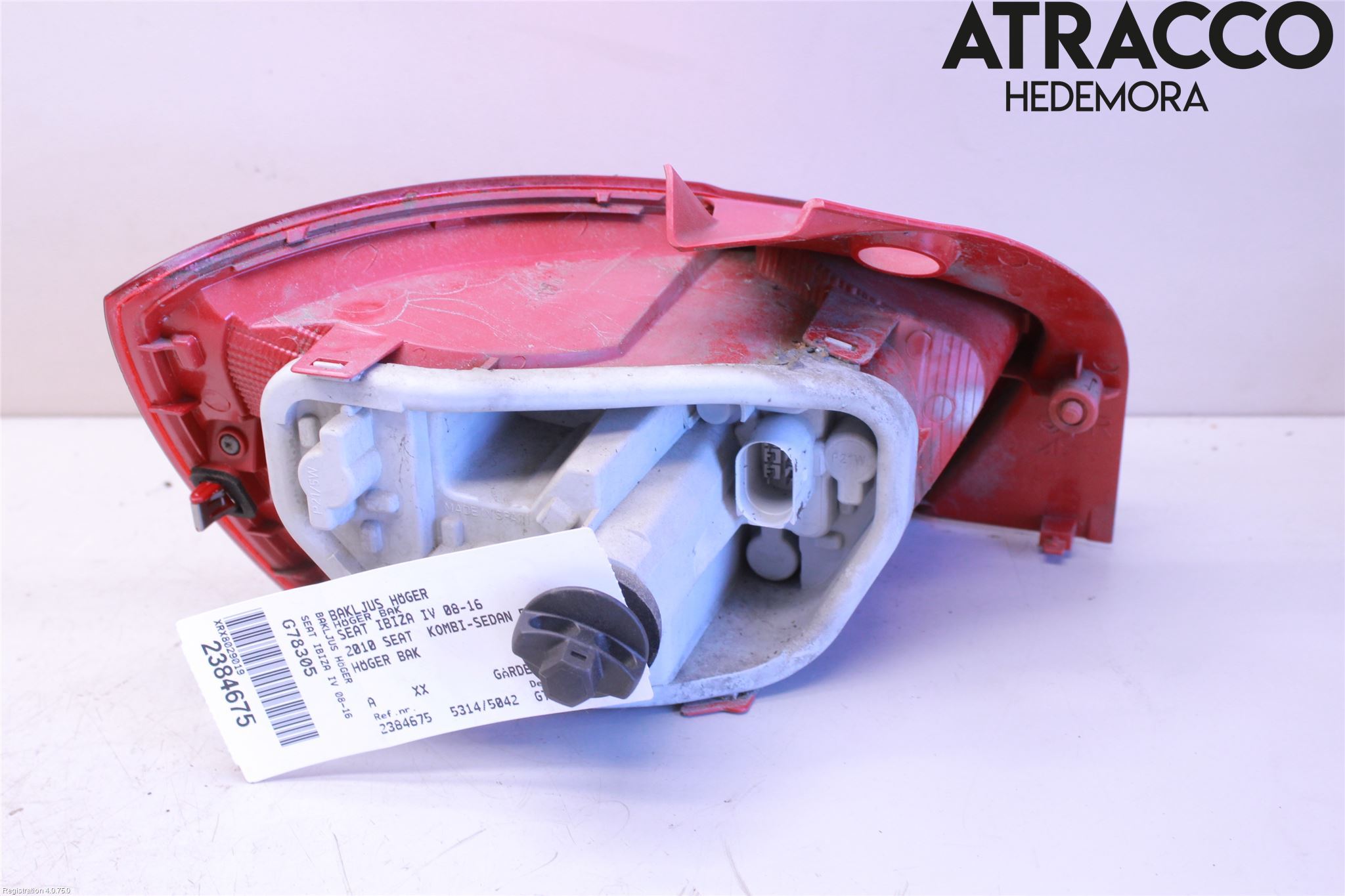 Seat IBIZA IV 08-16 Bakljus Höger