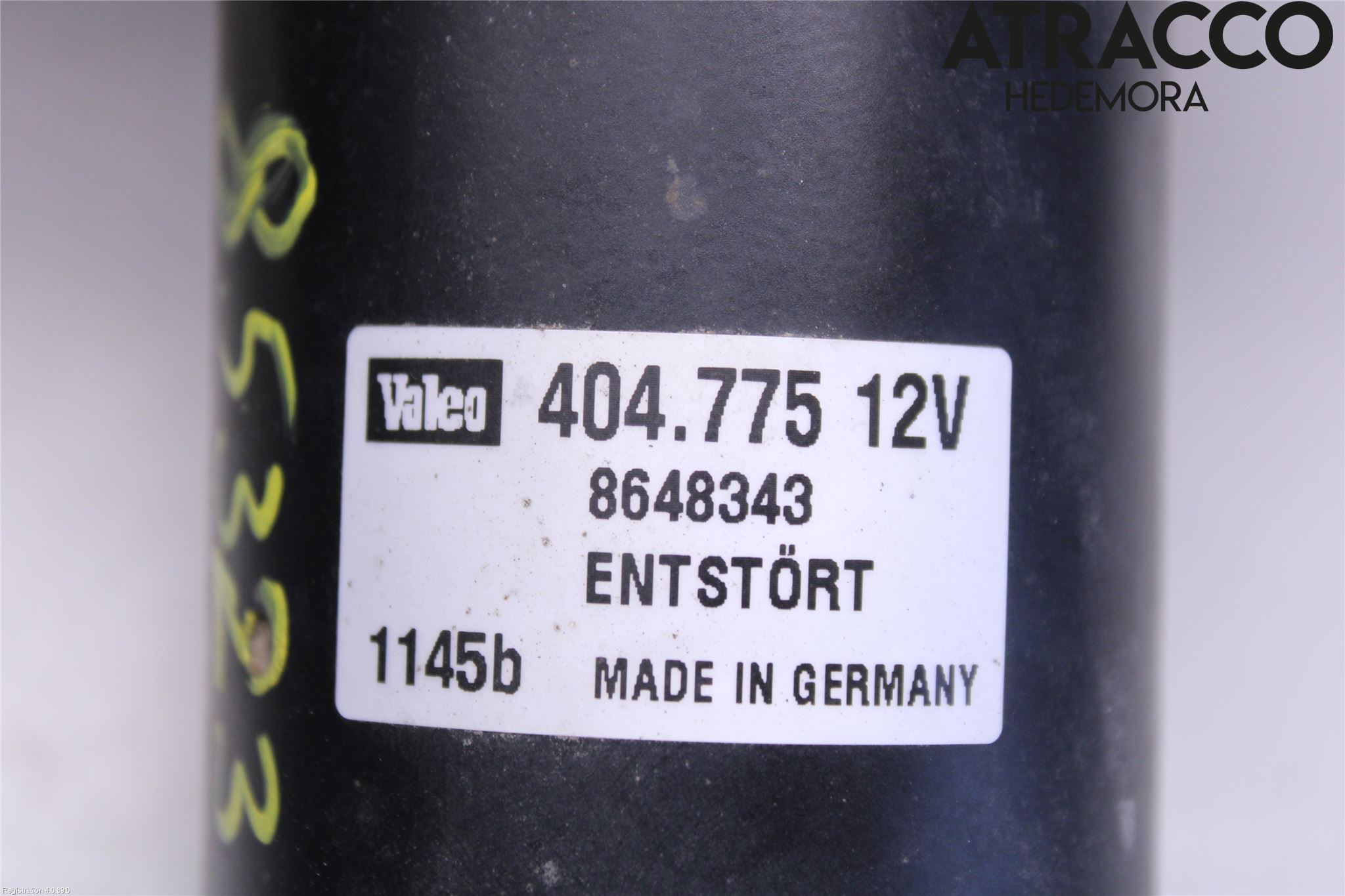 Volvo S80 04-06 Torkarmotor Vindruta