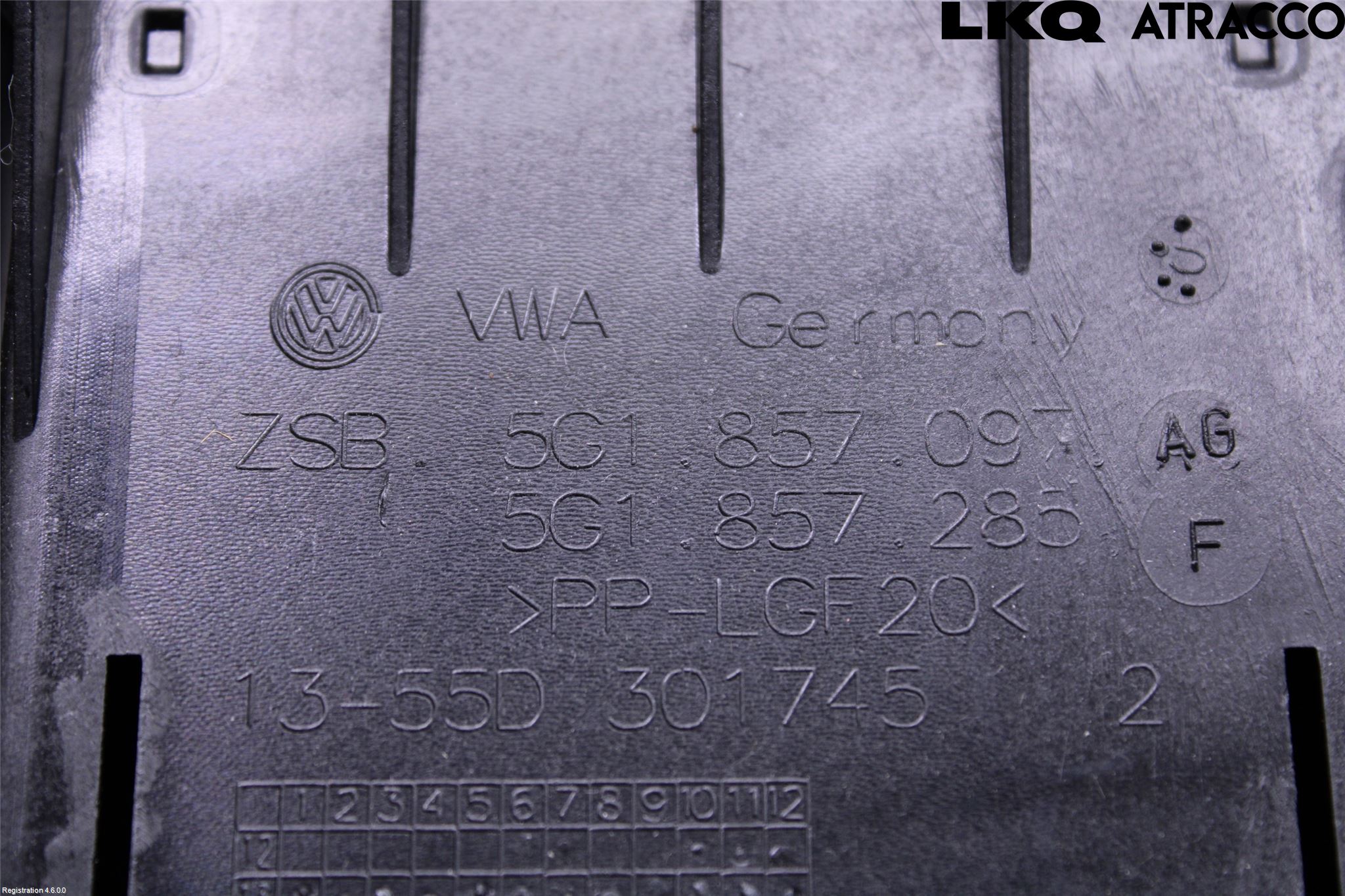 Volkswagen VW GOLF / E-GOLF VII 13-20 Handskfack