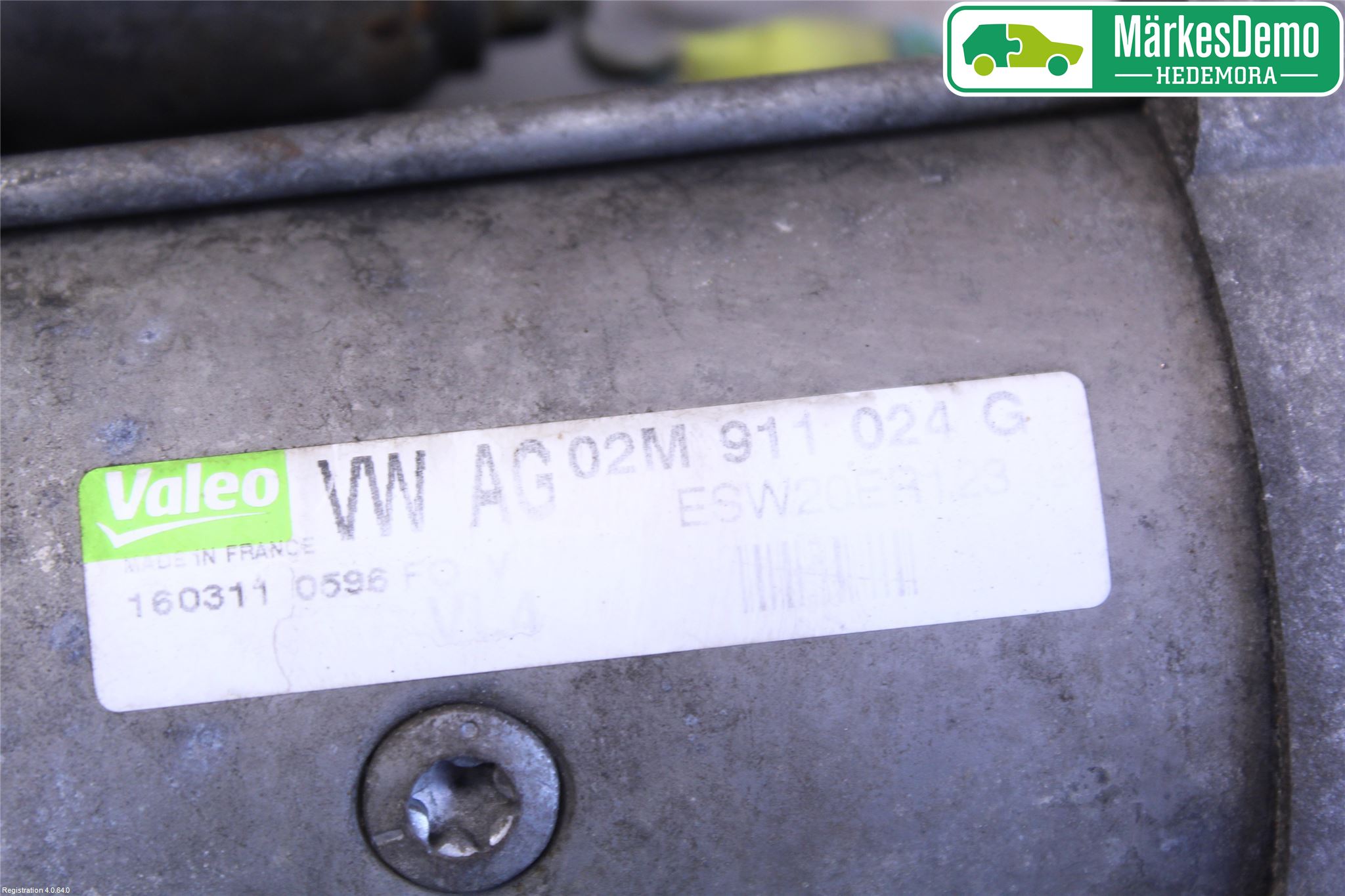 Volkswagen VW SHARAN 11- Startmotor Diesel