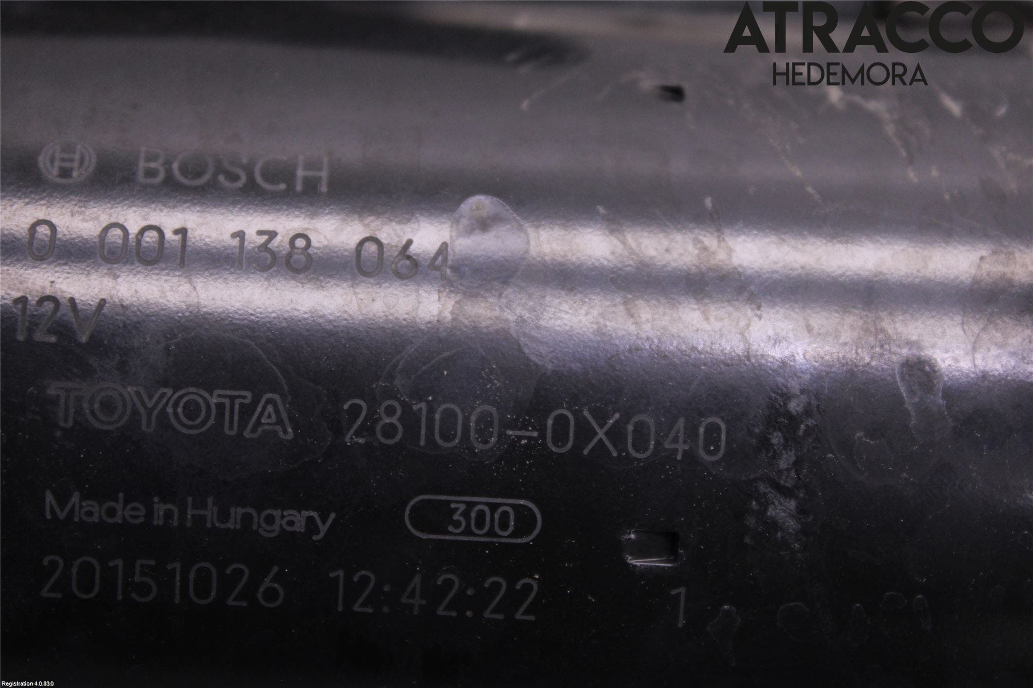 Toyota AVENSIS 16-18 Startmotor Diesel