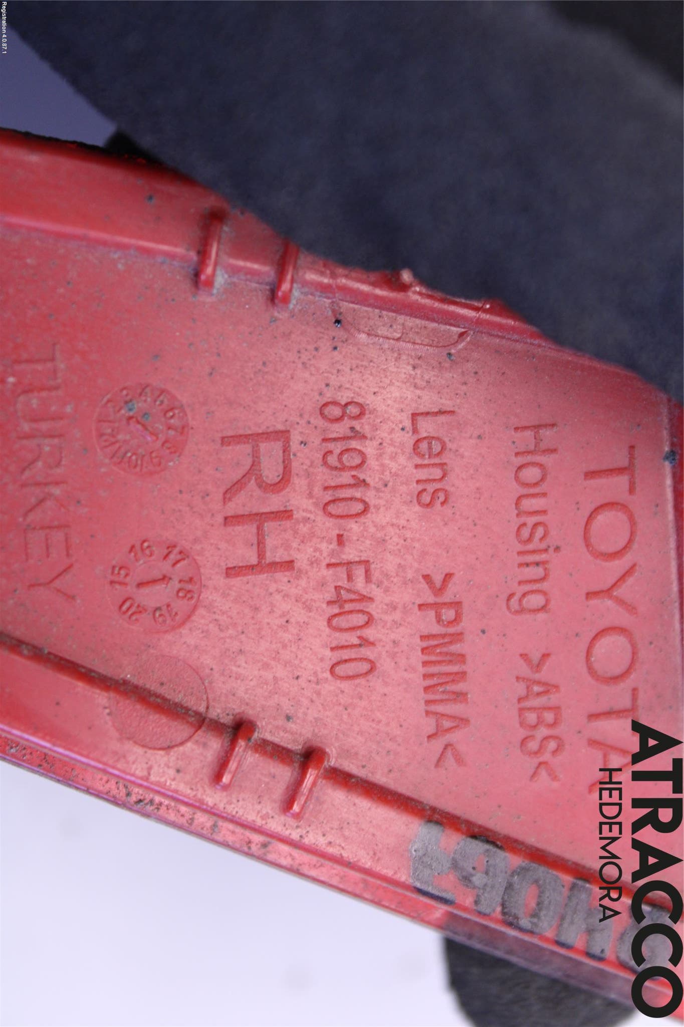 Toyota C-HR 16-23 Dimljus/Reflex Bak