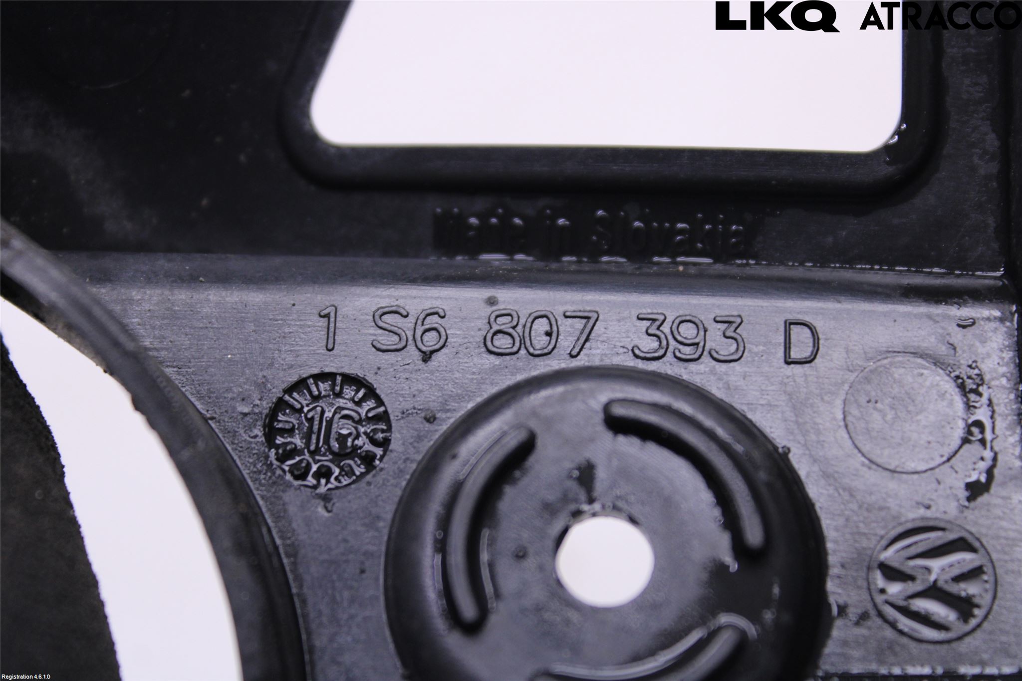 Volkswagen VW UP! / E-UP! Stötfångarfäste Bak Vä