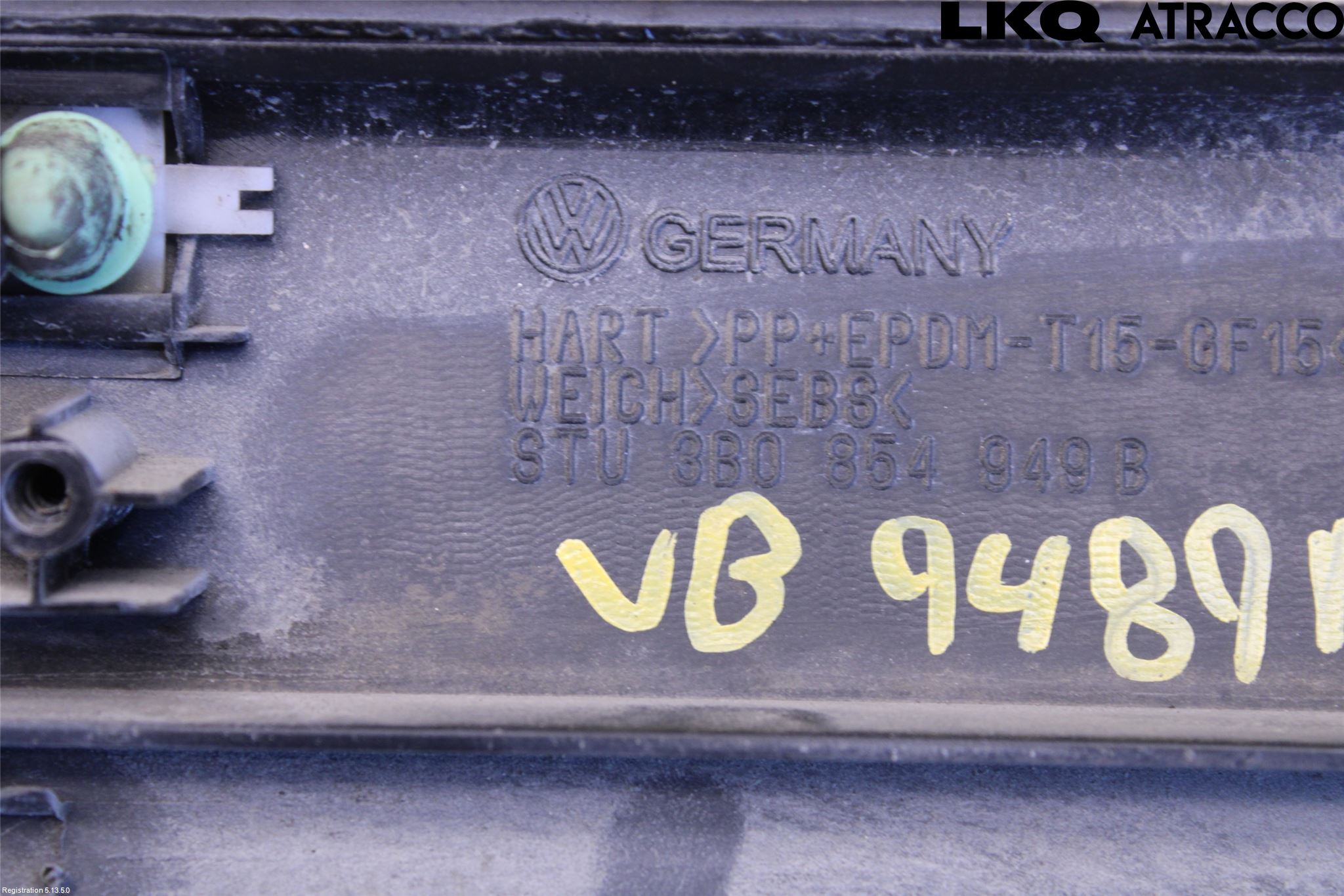 Volkswagen VW PASSAT 01-05 Dörr Dekorlist Bak Vä