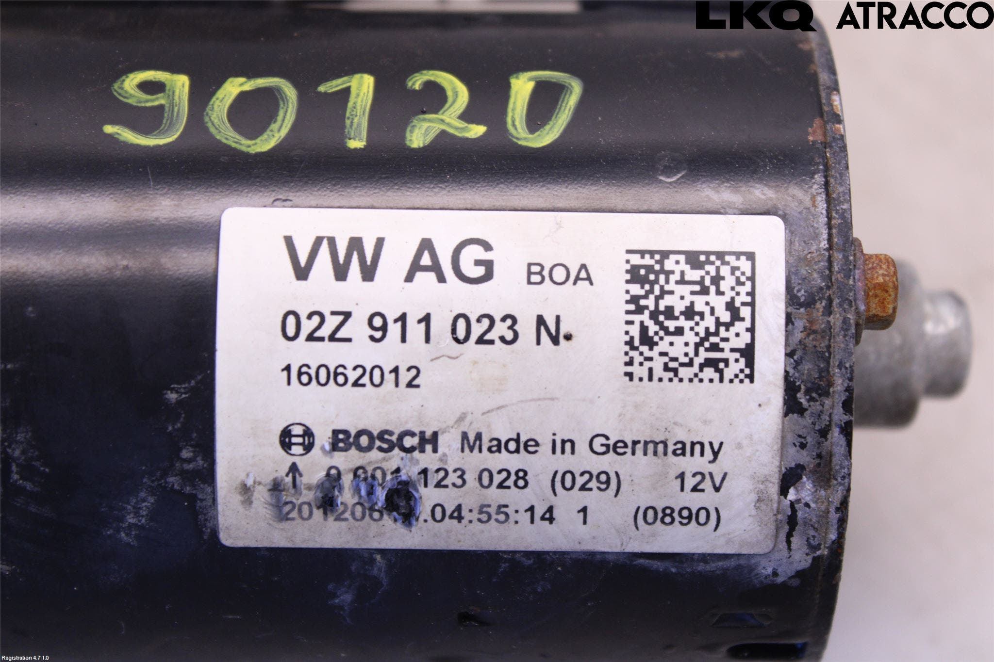 Volkswagen VW CADDY 11-15 Startmotor Diesel