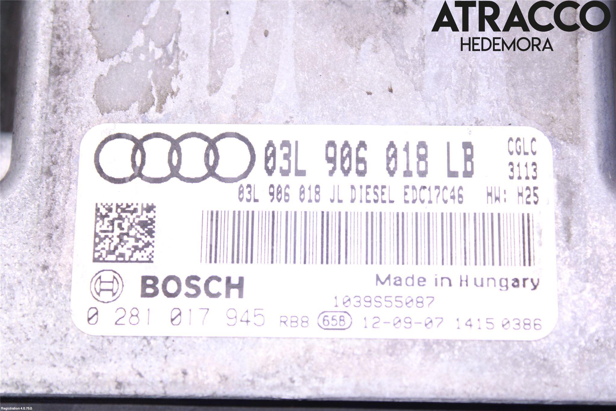 Audi A6/S6 4G 11-18 Styrenhet Insprut Bensin