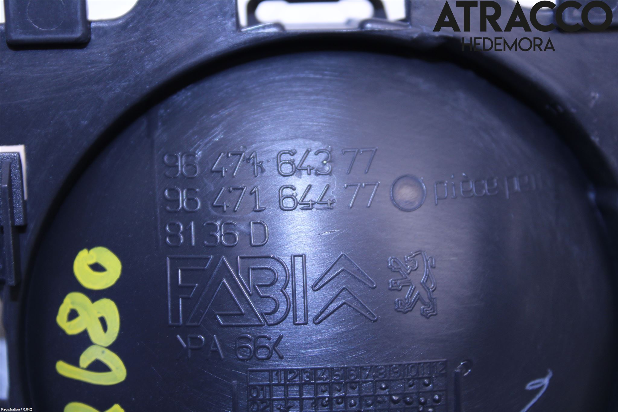 Citroen C2 Dörrhandtag Inre Hö