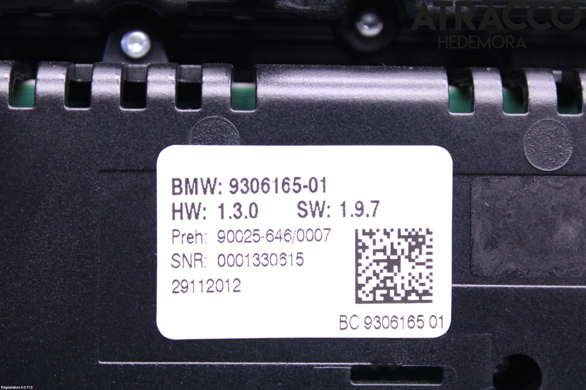 BMW 6 F12/F13 10-18 Ac Styrenhet Ac Manöveren