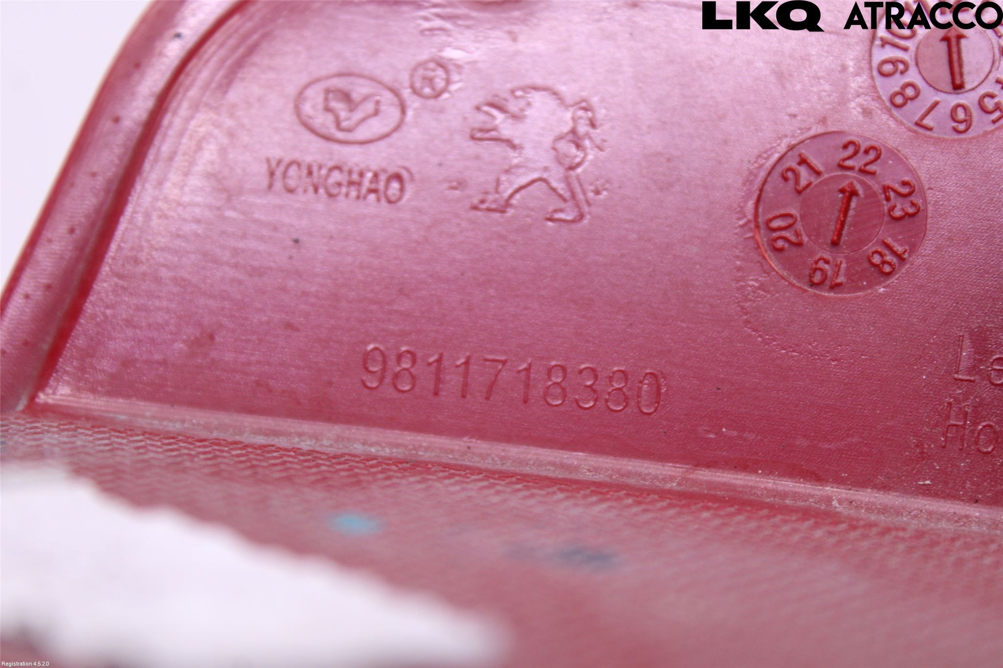 Peugeot 2008/E-2008 20- Dimljus/Reflex Bak