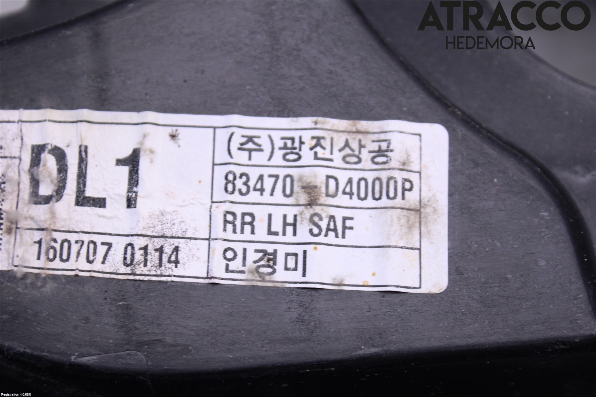 Kia OPTIMA 16-20 Fönsterhiss El Kompl