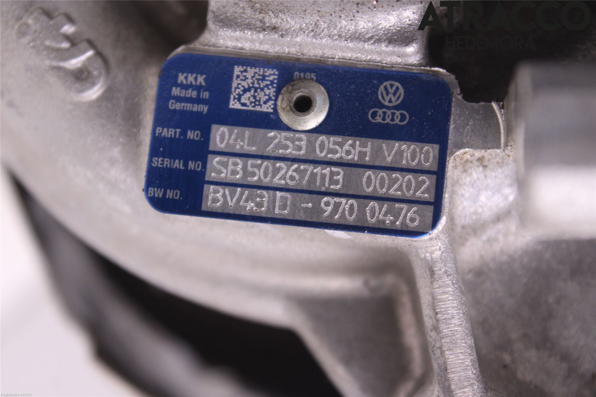 Audi A4/S4 B9 16-19 Turboaggregat