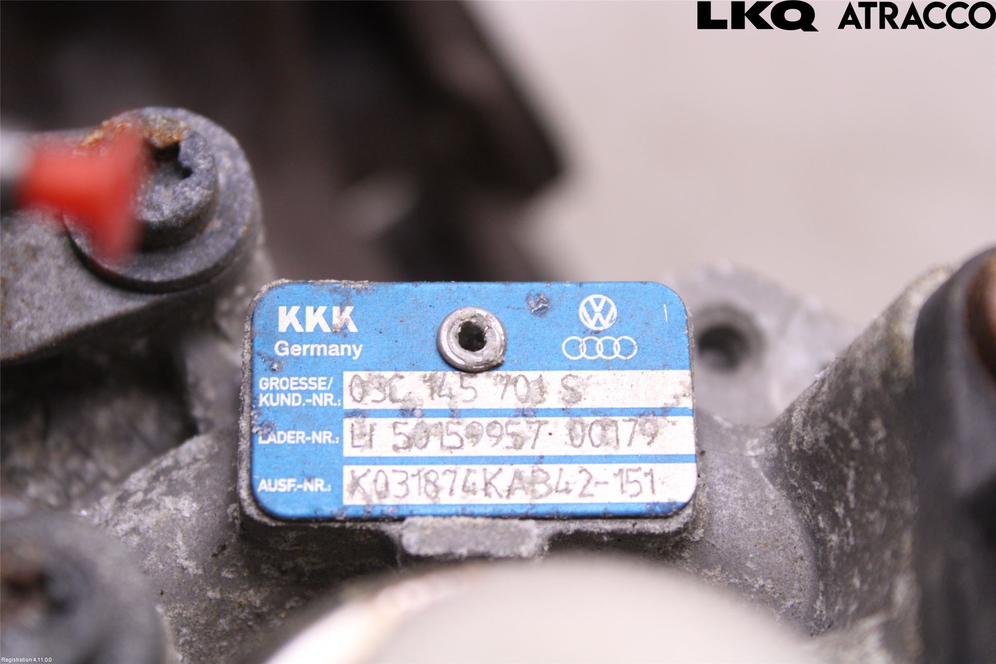 Volkswagen VW TOURAN 03-10 Turboaggregat