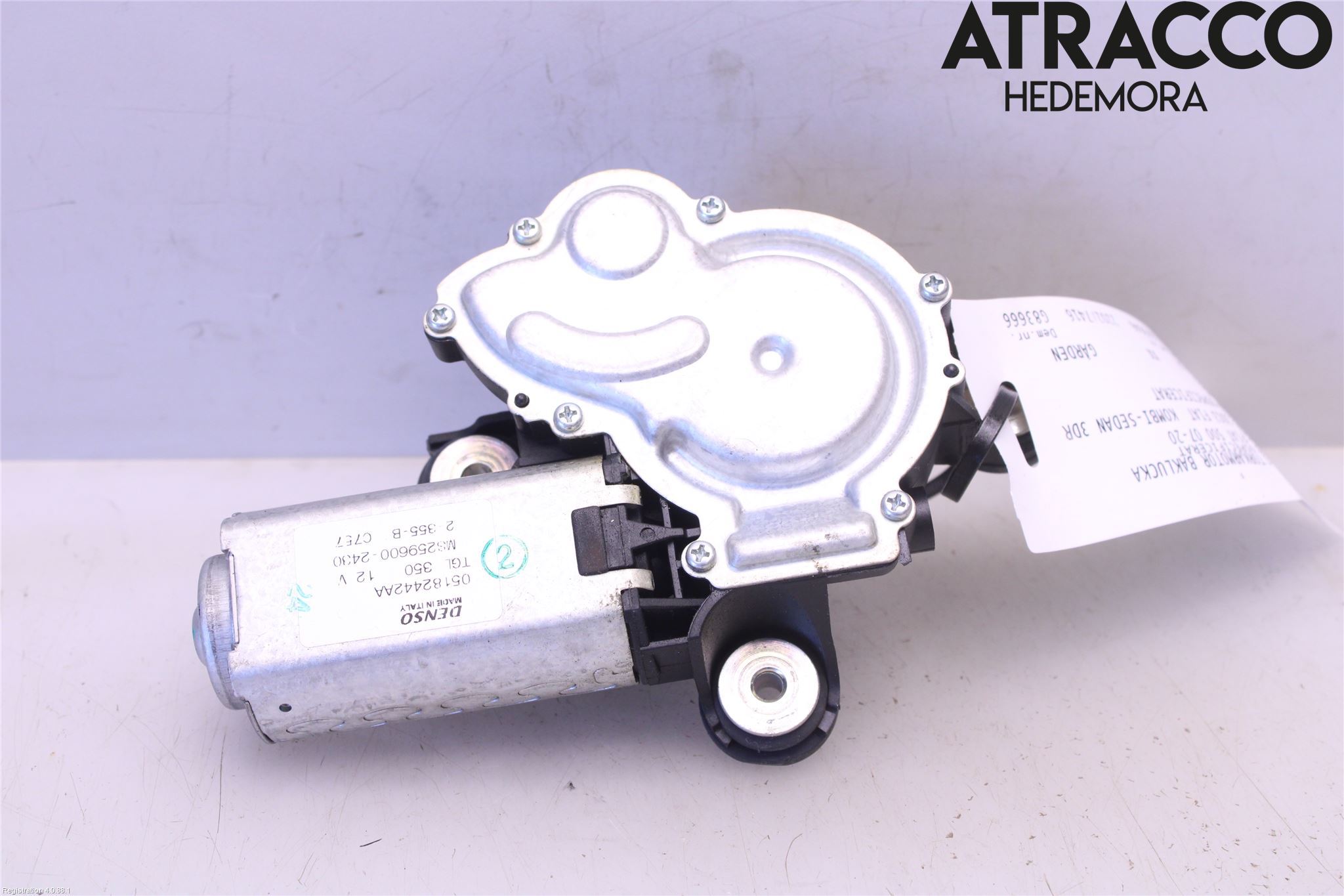 Fiat 500 07- Torkarmotor Baklucka