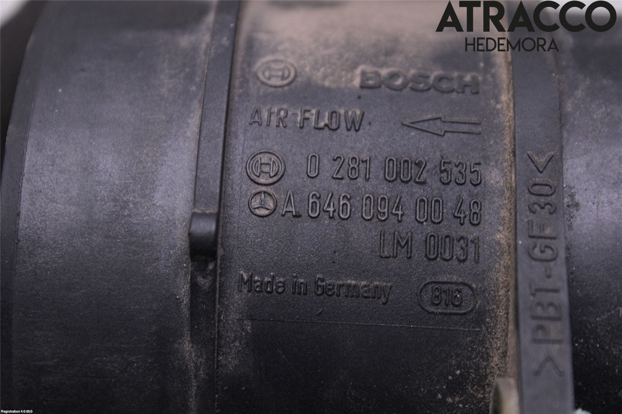 Mercedes-Benz MB E-KLASS (W211) 02-09 Injluftmassamätare