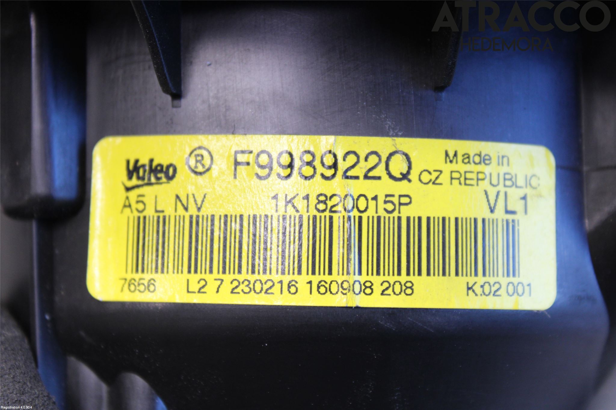 Volkswagen VW TIGUAN 07-16 Ac Värmefläkt