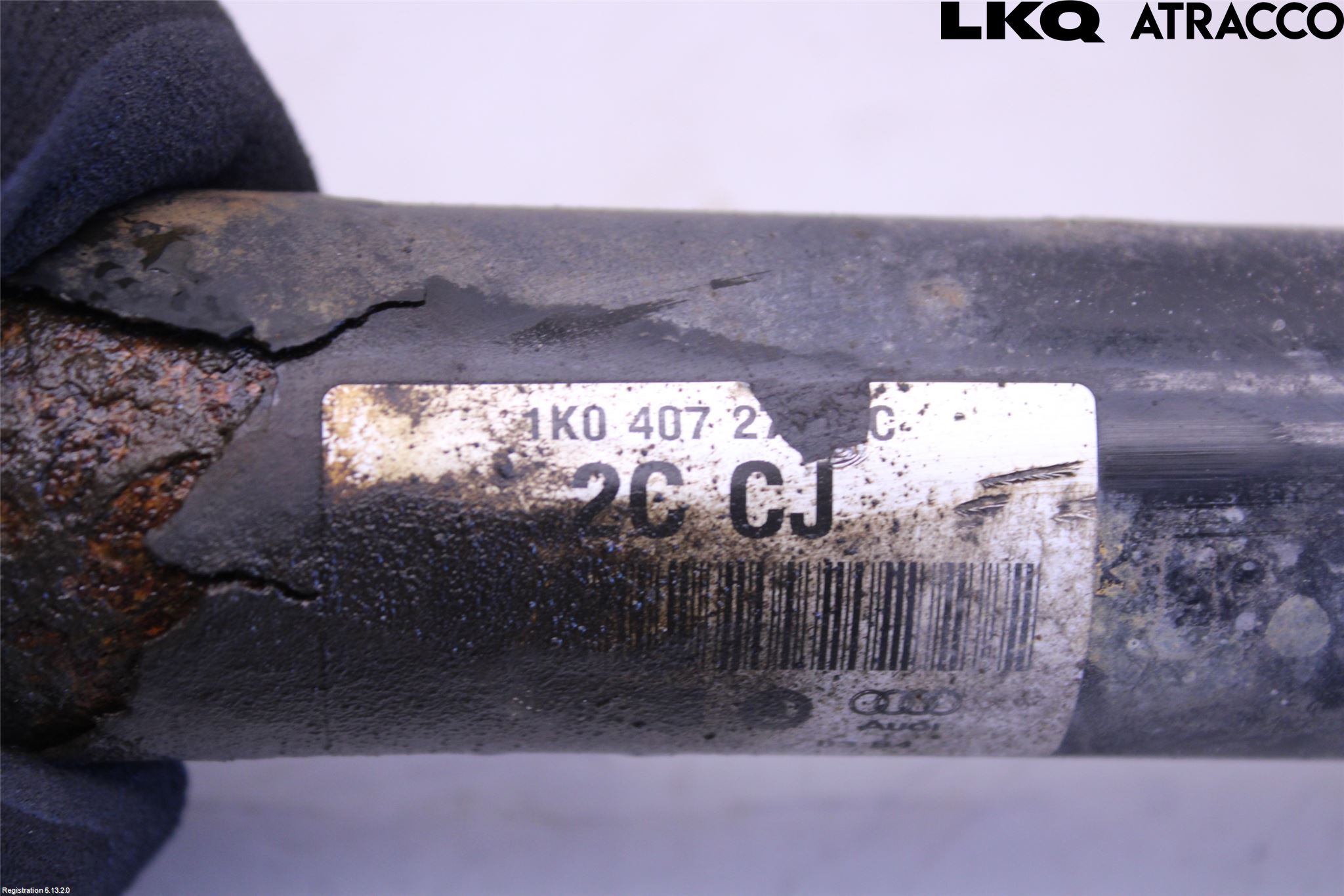 Volkswagen VW GOLF VI 09-13 Drivaxel Fram Höger