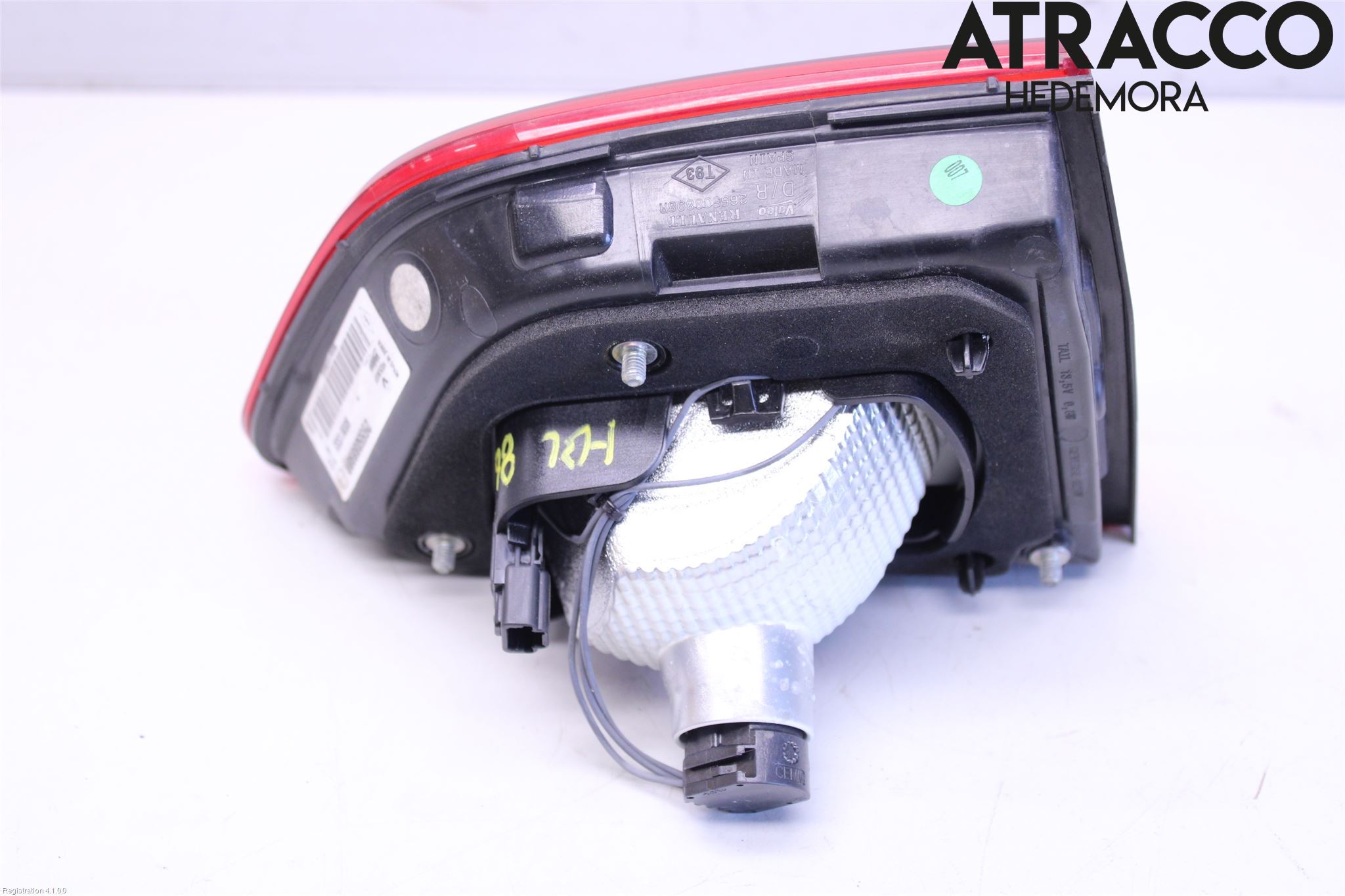 Renault KADJAR 15- Bakljus Lucka Hö