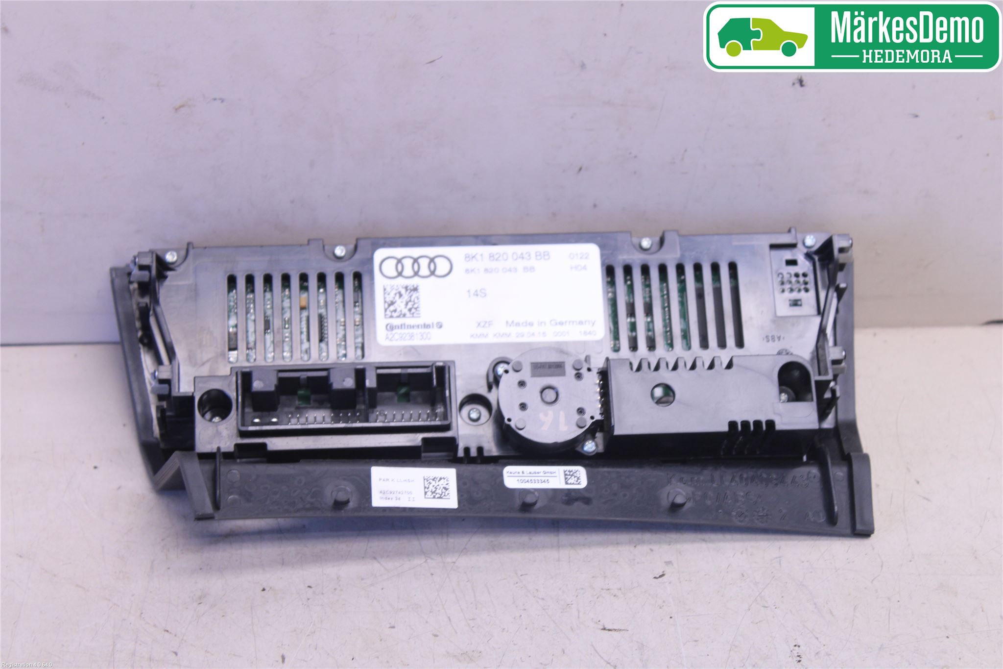 Audi A4 12-15 Ac Styrenhet Ac Manöveren