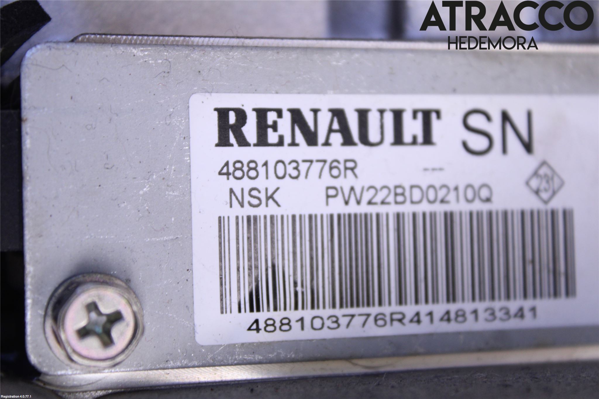 Renault ZOE/E-TECH 13- Rattaxelagg Med Inb Servo