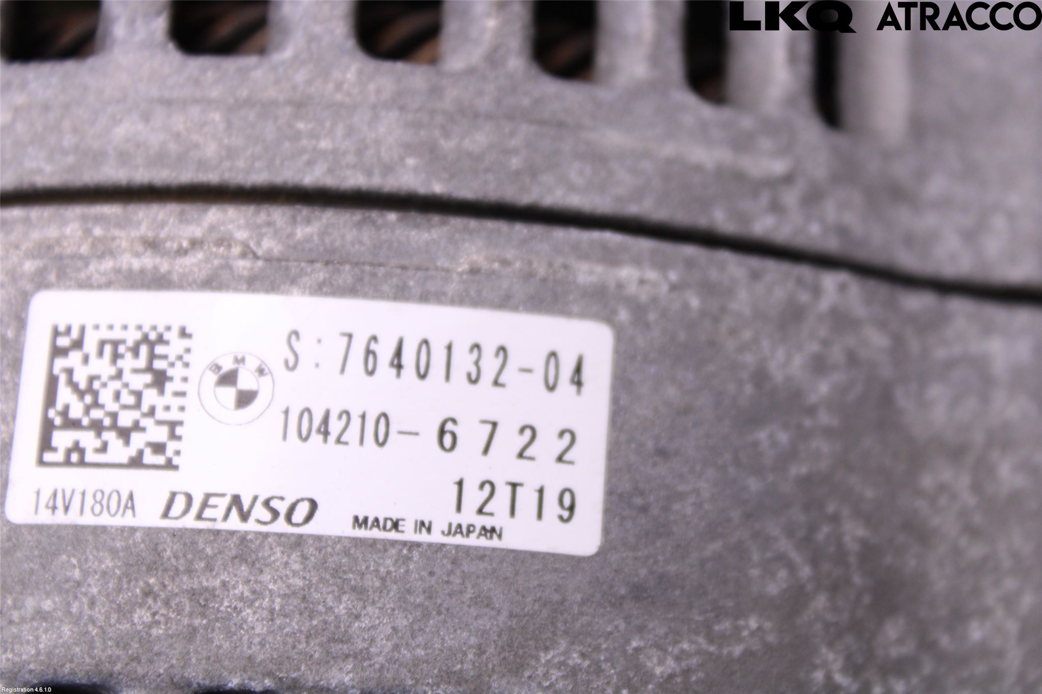 BMW 3 GT F34 13-19 Generator