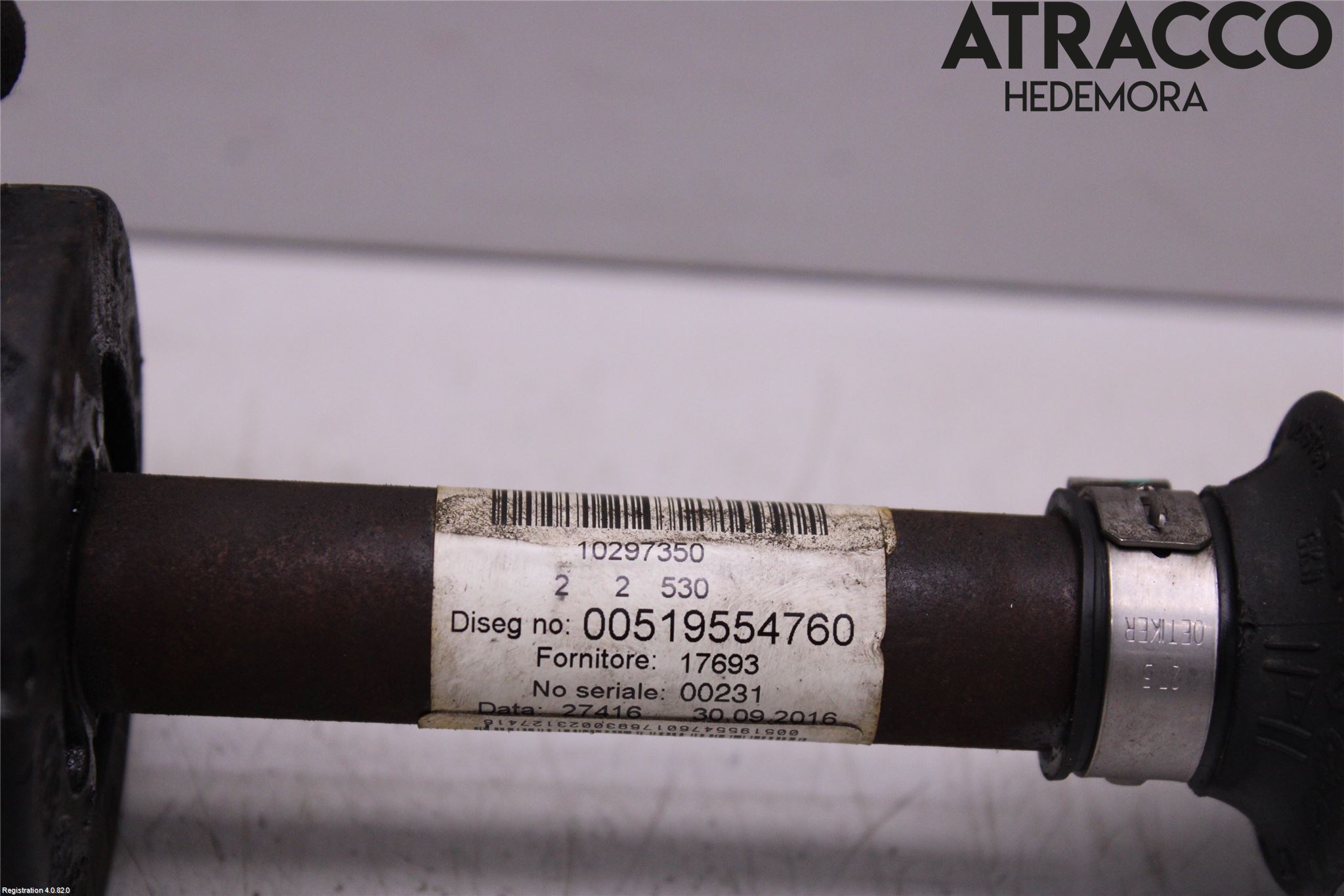 Fiat 500 07- Drivaxel Fram Höger