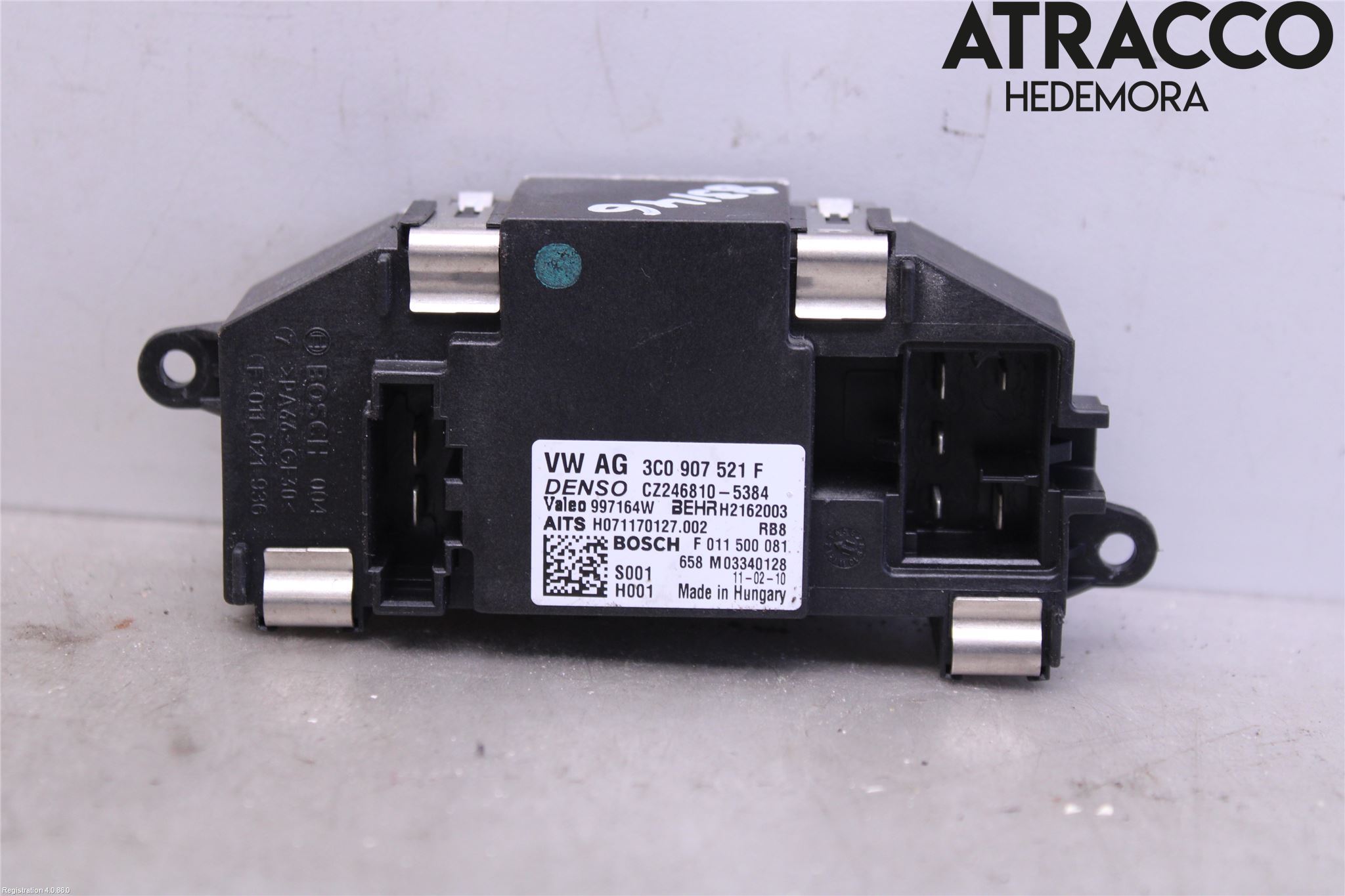 Volkswagen VW SCIROCCO 09-17 Värmefläktsmotstånd