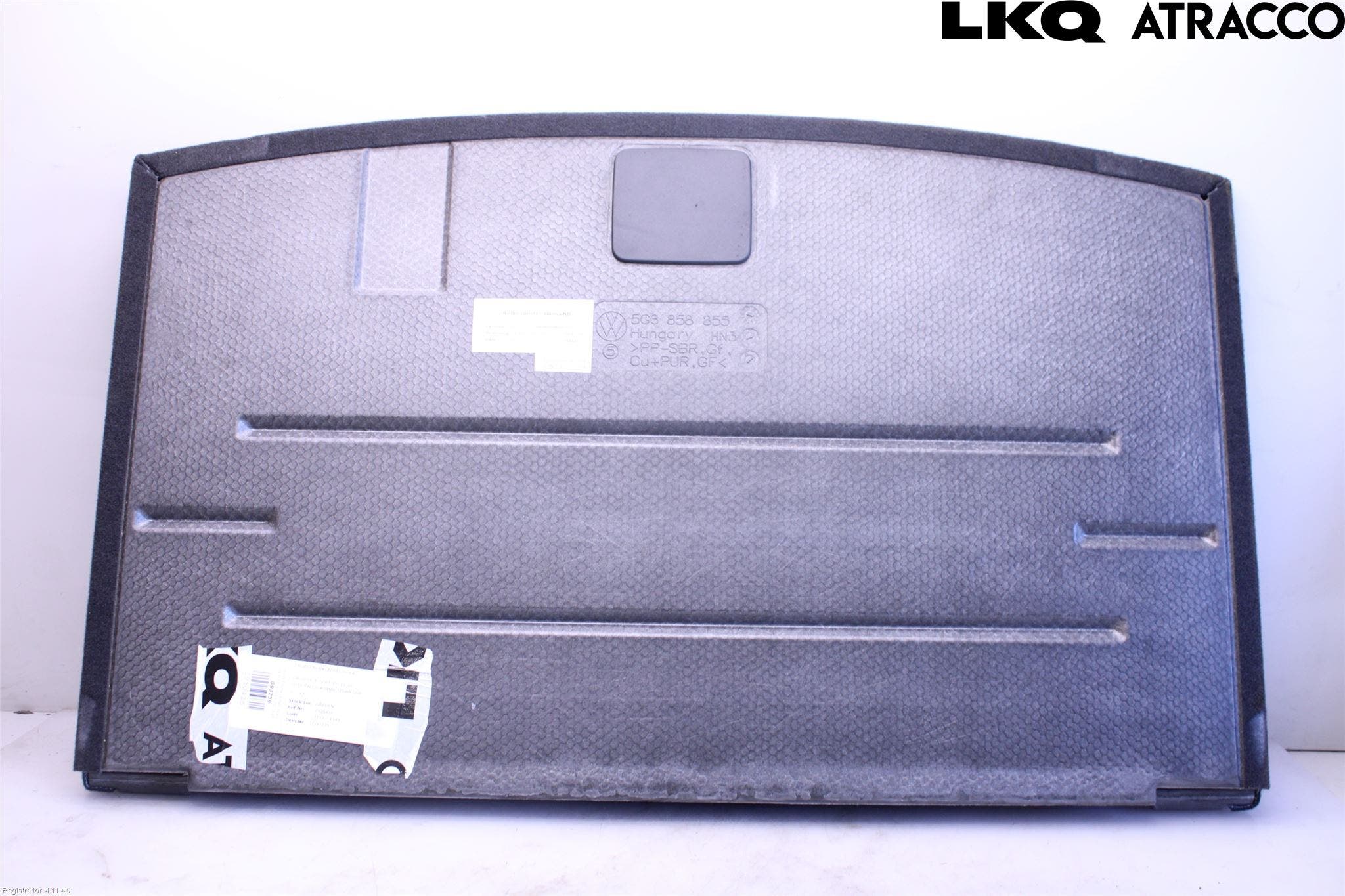 Volkswagen VW GOLF / E-GOLF VII 13-20 Inrbagagerumklädsel-Golv