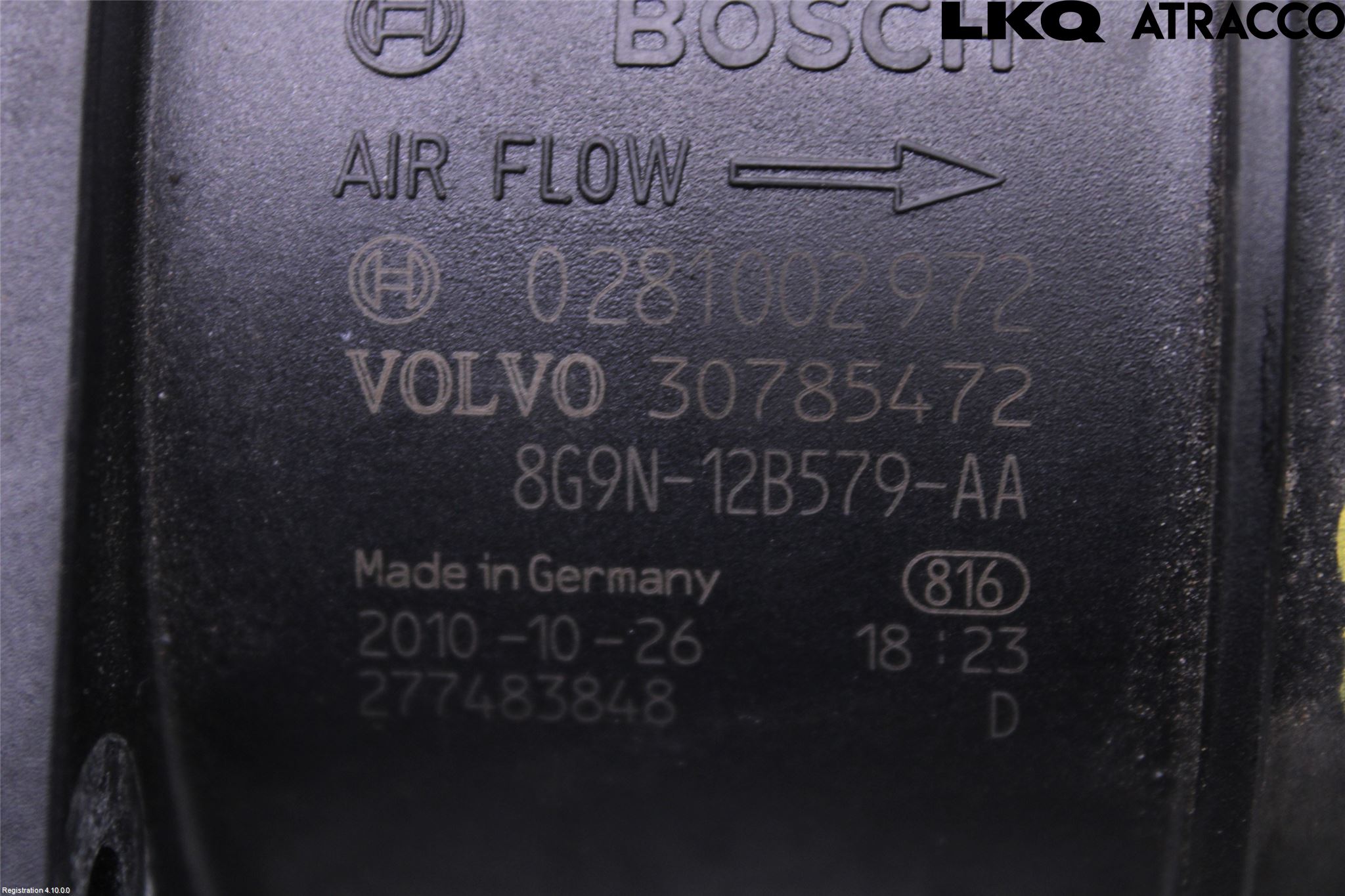 Volvo XC60 09-13 Injluftmassamätare