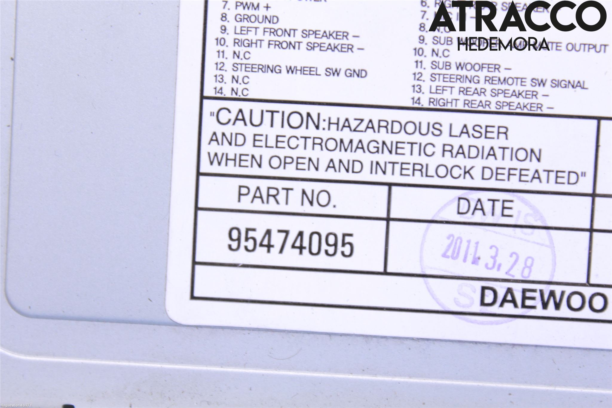 Chevrolet CAPTIVA Cd Radio - Multimediapanel