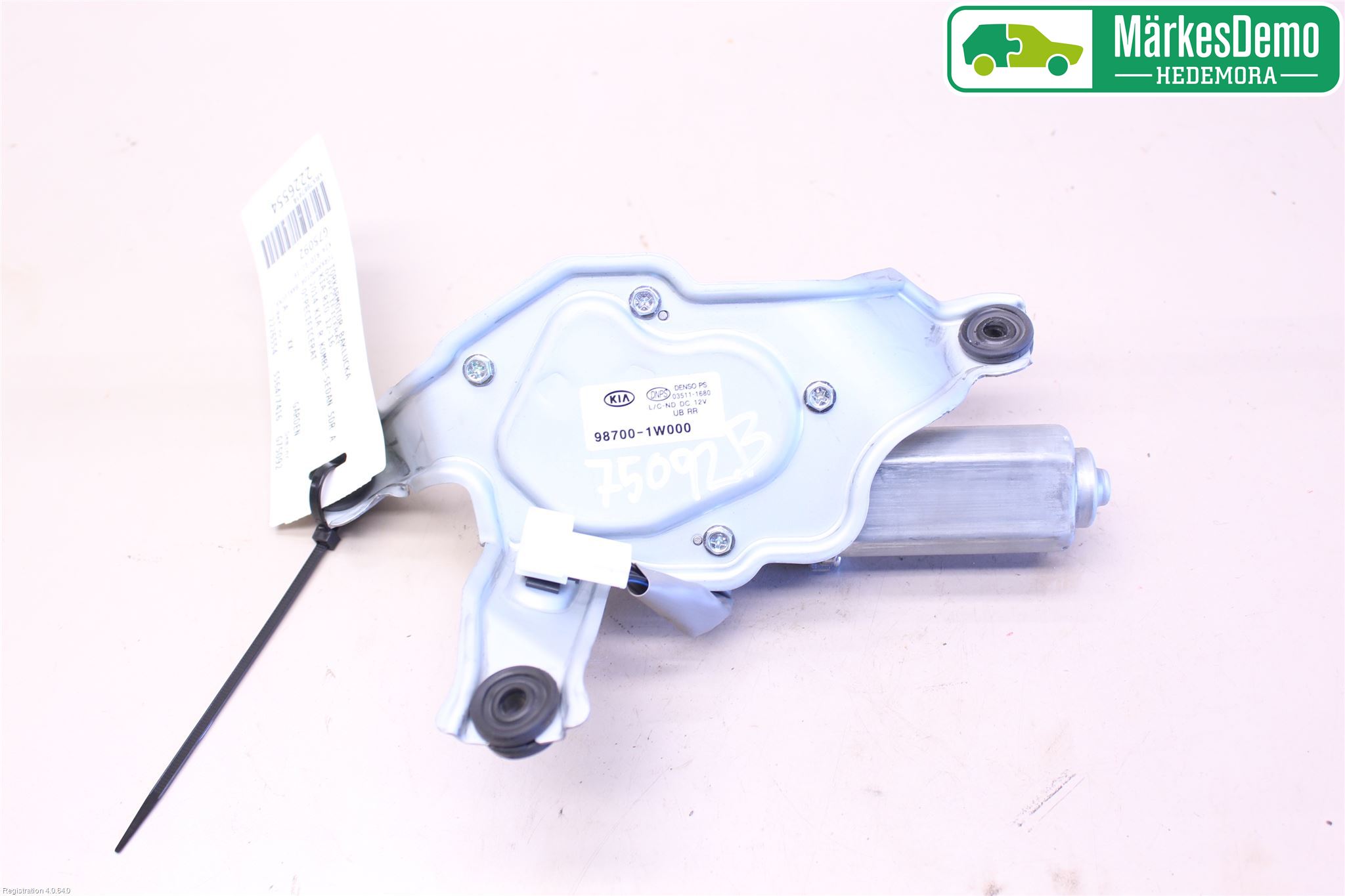 Kia RIO 12-16 Torkarmotor Baklucka