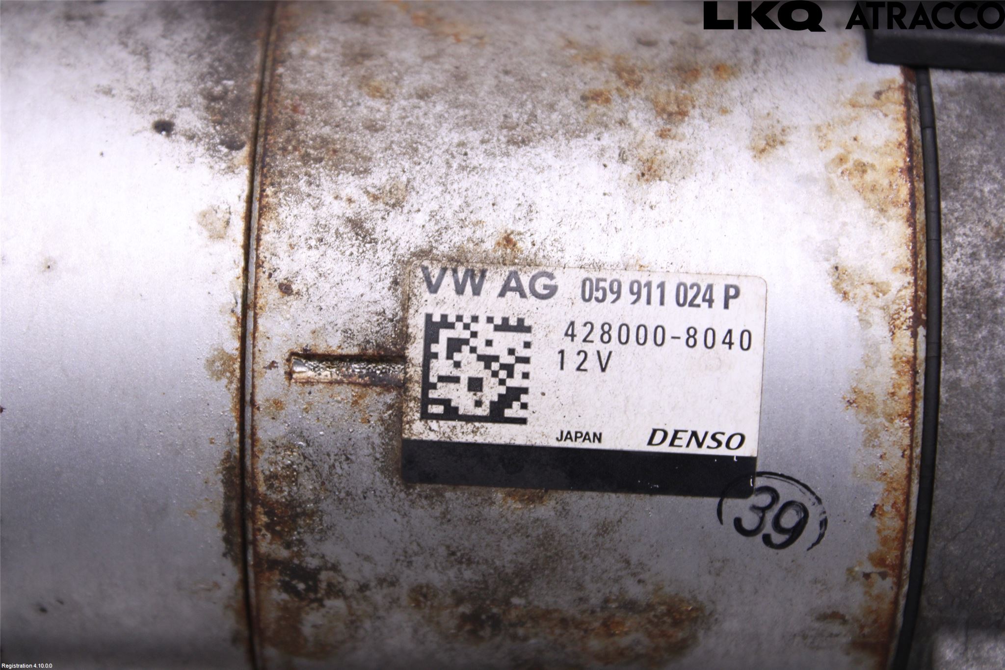 Audi A8/S8 4H 10-17 Startmotor Diesel