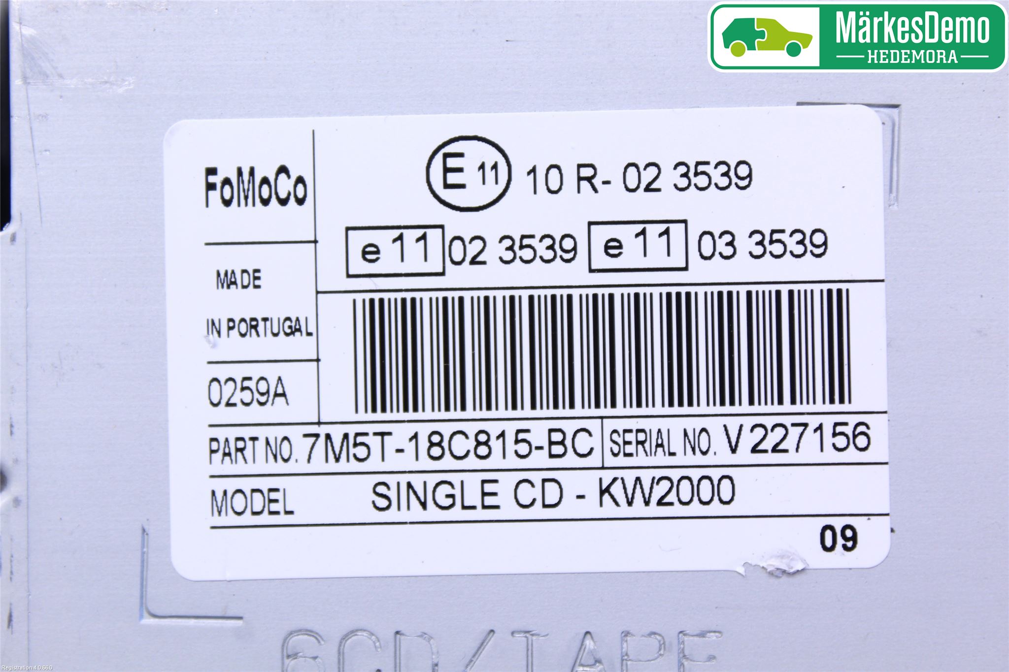 Ford FOCUS 08-11 Cd Radio - Multimediapanel