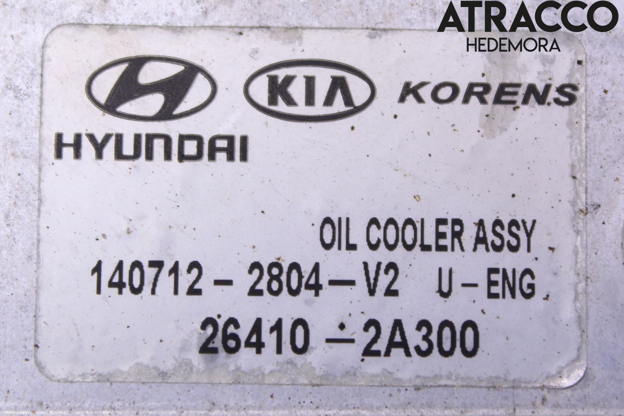 Hyundai i40 08-15 Oljekylare Motor
