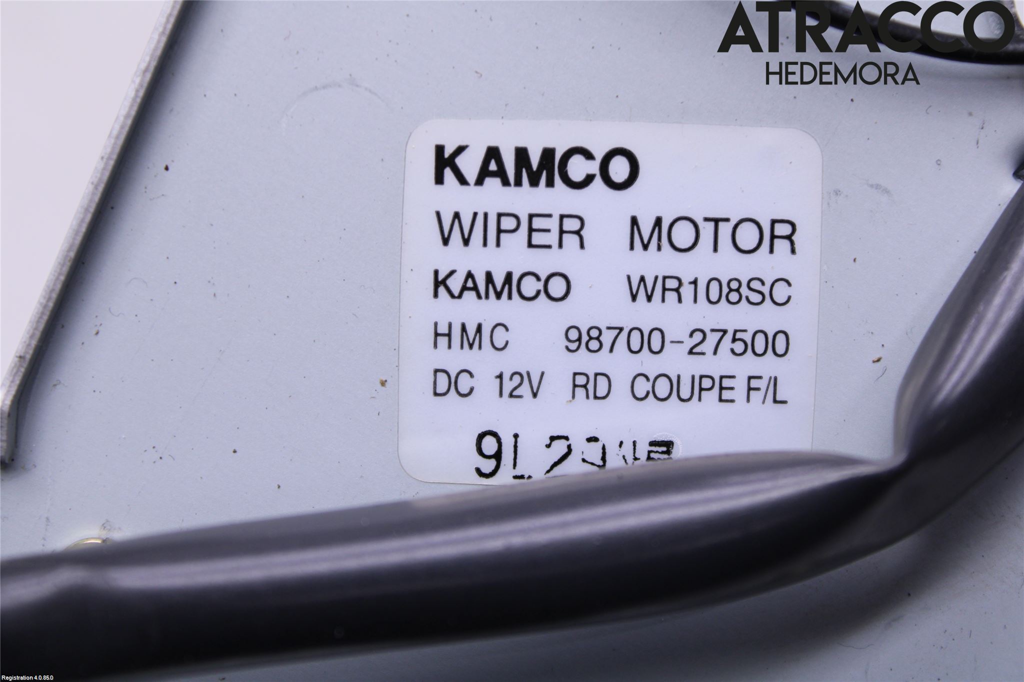 Hyundai COUPÉ Torkarmotor Baklucka