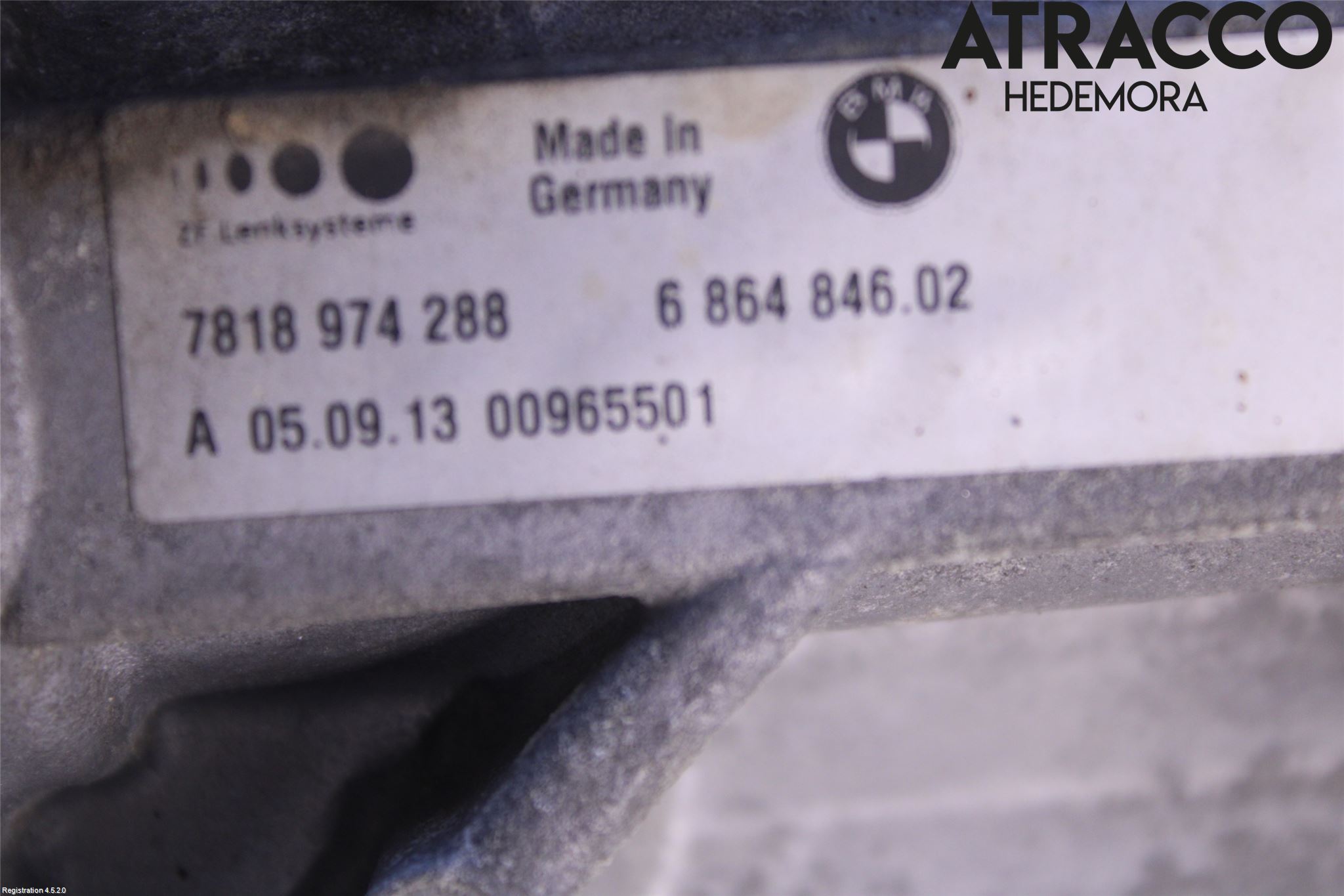 BMW 5 F10/F11/F18 09-17 Styrväxel-Snäcka Elektrisk