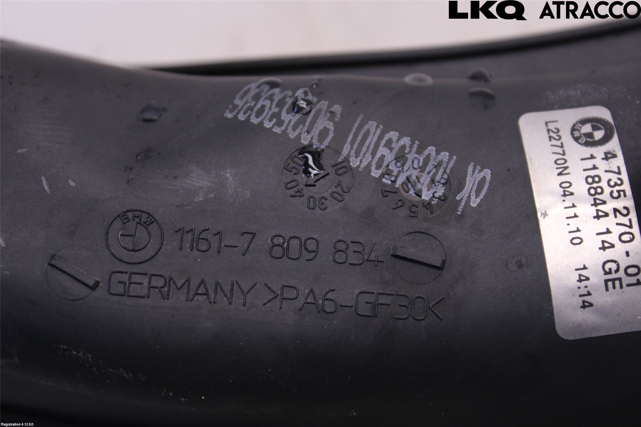 BMW 5 F10/F11/F18 09-17 Laddluft-Intercoolerrör