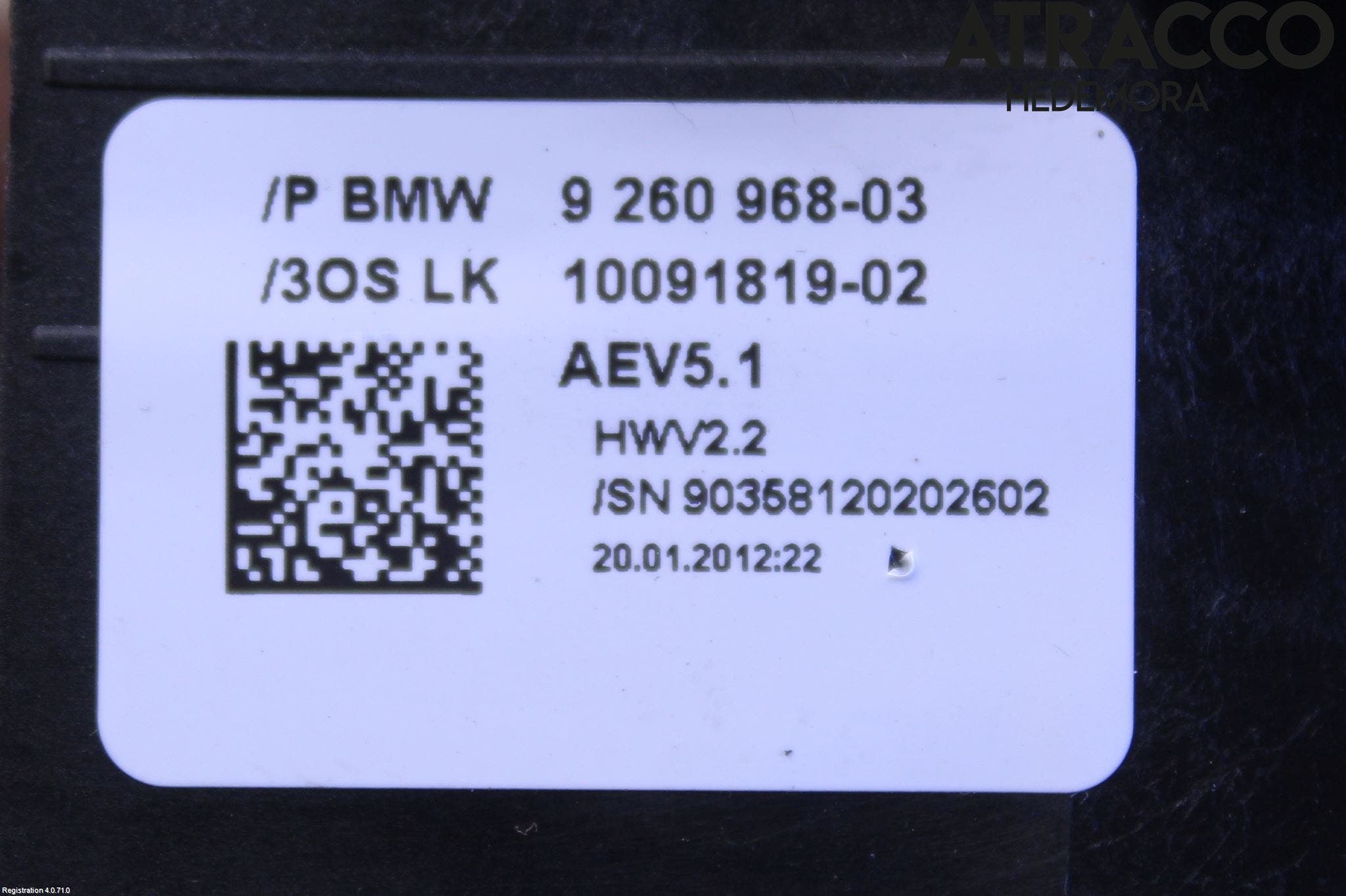 BMW 1 F20/F21 11-19 Växelspak