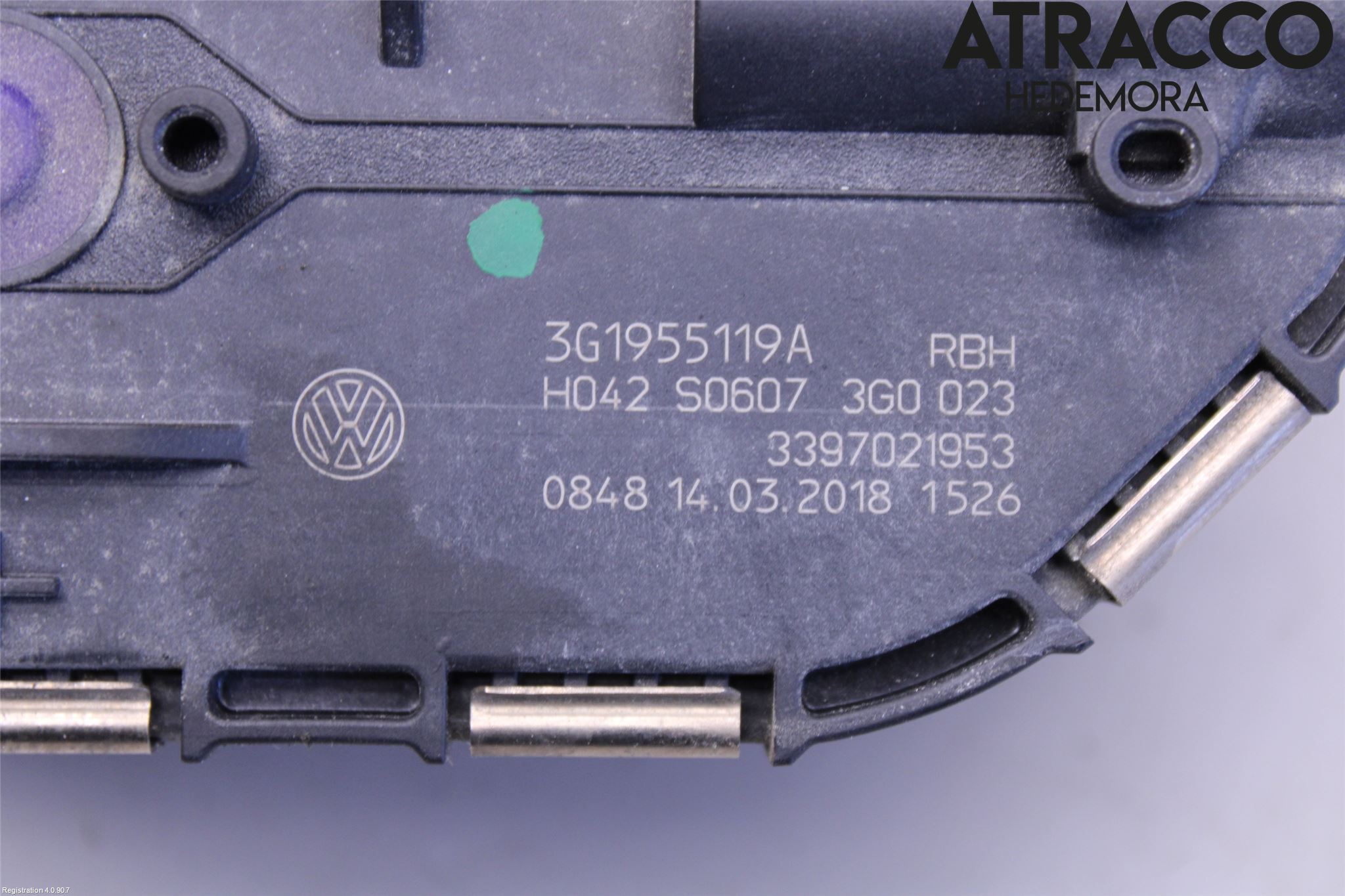 Volkswagen VW PASSAT 15-19 Torkarmotor Vindruta