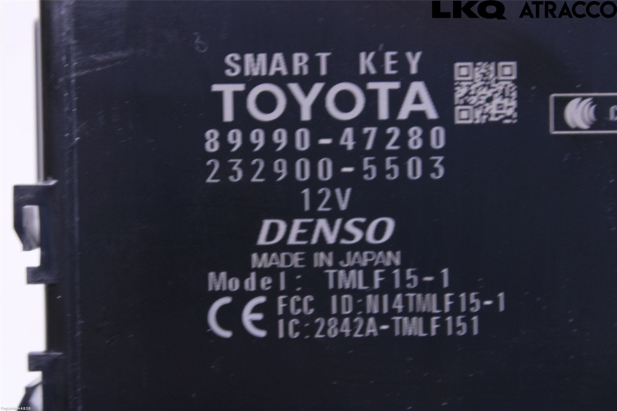 Toyota PRIUS (ZVW50) 16-21 Styrenhet Nyckellöst System