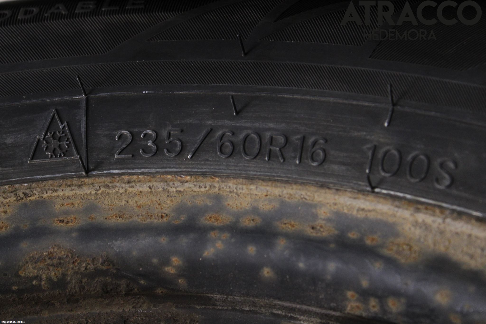 Ford KUGA 08-12 Vinterdäck Plåtfälg 4St