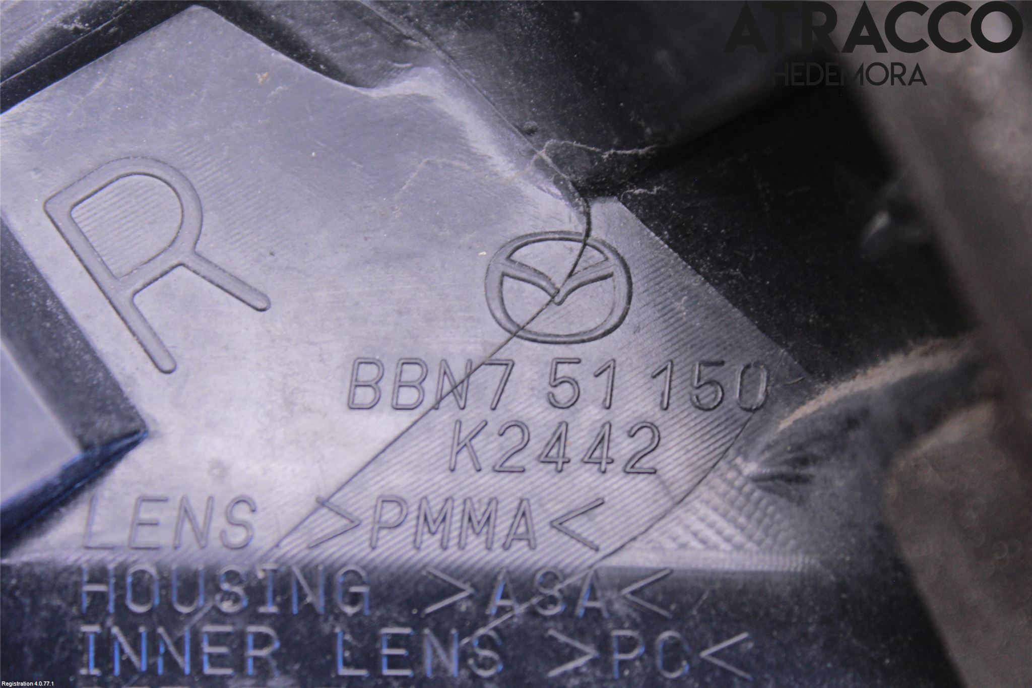 Mazda 3 II 09-13 Bakljus Höger