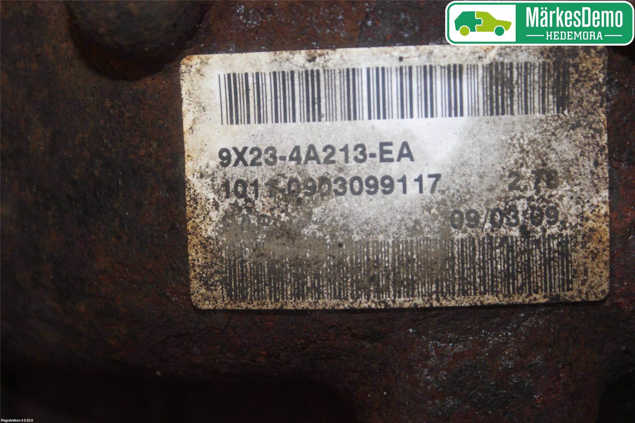 Jaguar XF 08-15 Bakväxel-Diff