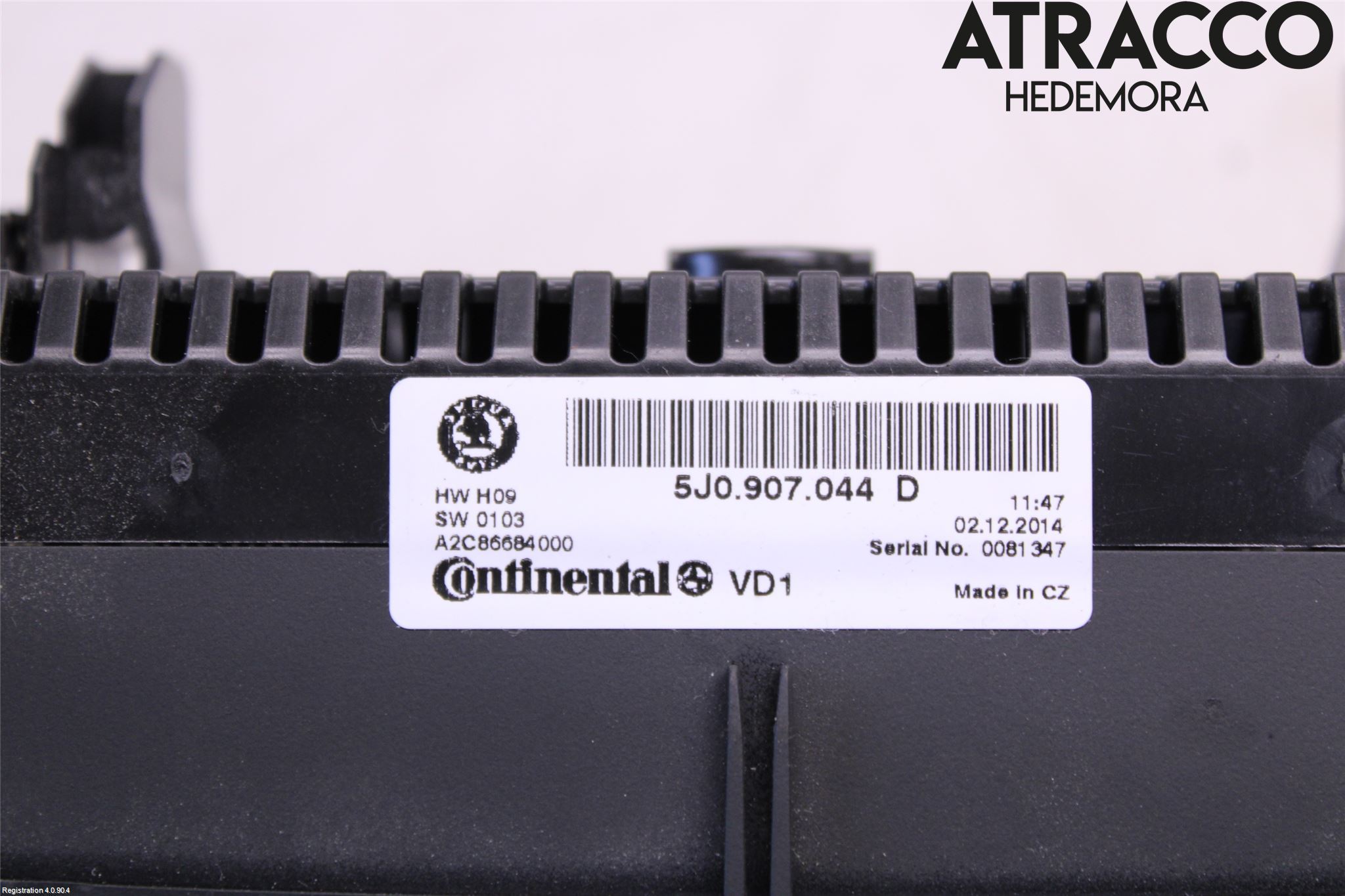 Skoda FABIA 07-14 Ac Styrenhet Ac Manöveren