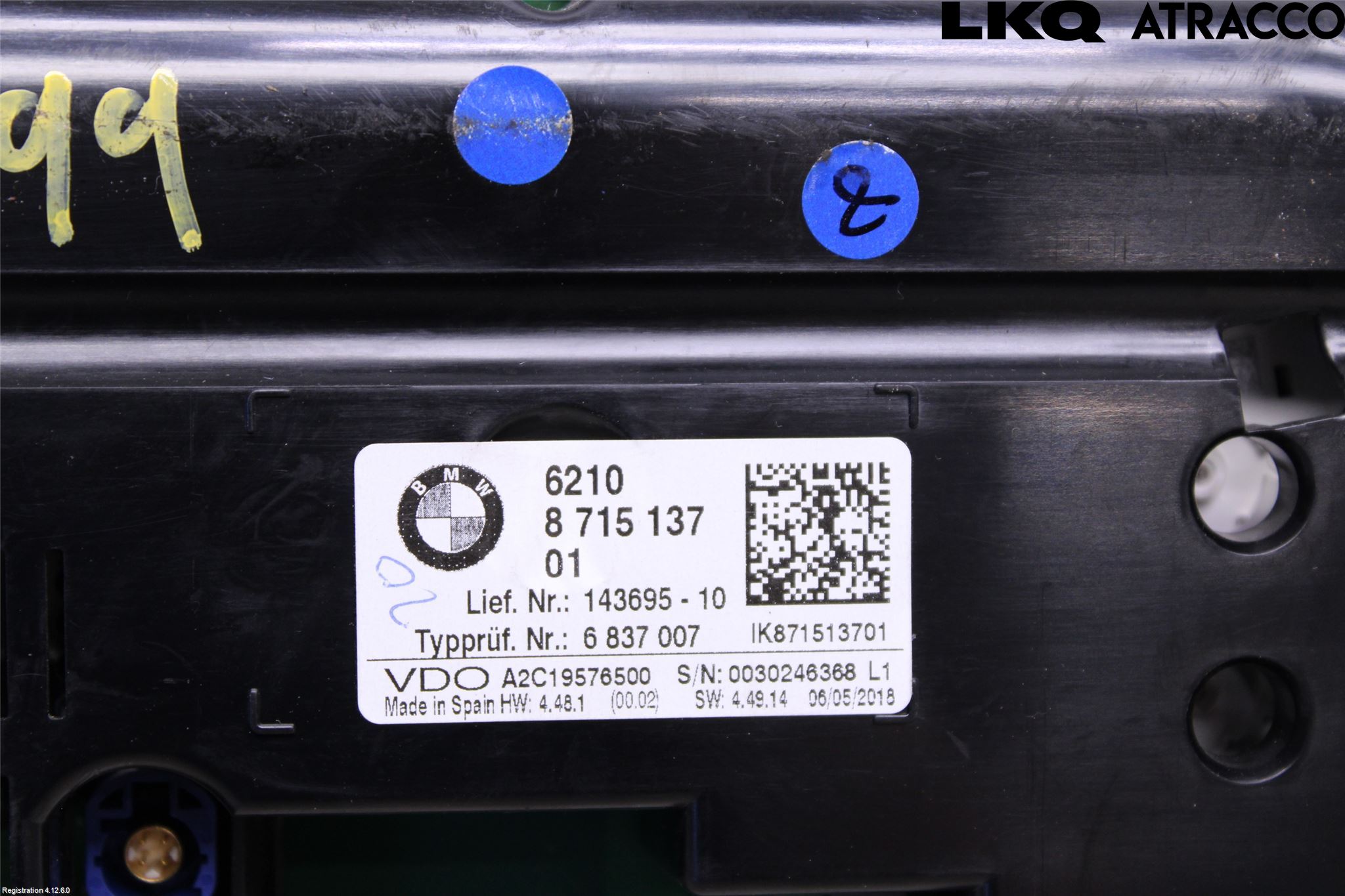 BMW X2 F39 18-23 Instrument Komb